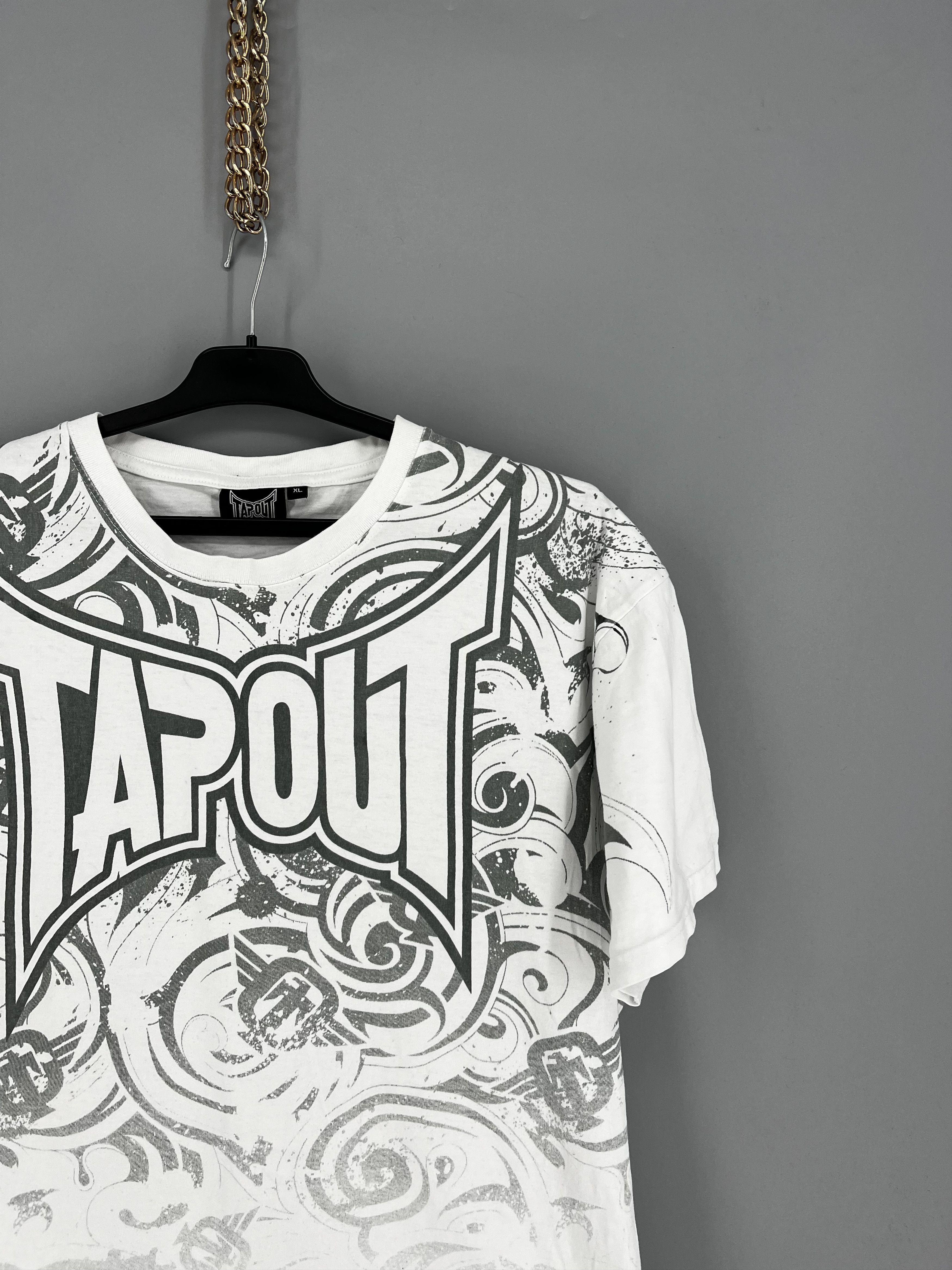 Affliction Vintage Y2K Tapout T shirt Wrestling Tribal Spellout Logo Size US XL / EU 56 / 4 - 5 Thumbnail