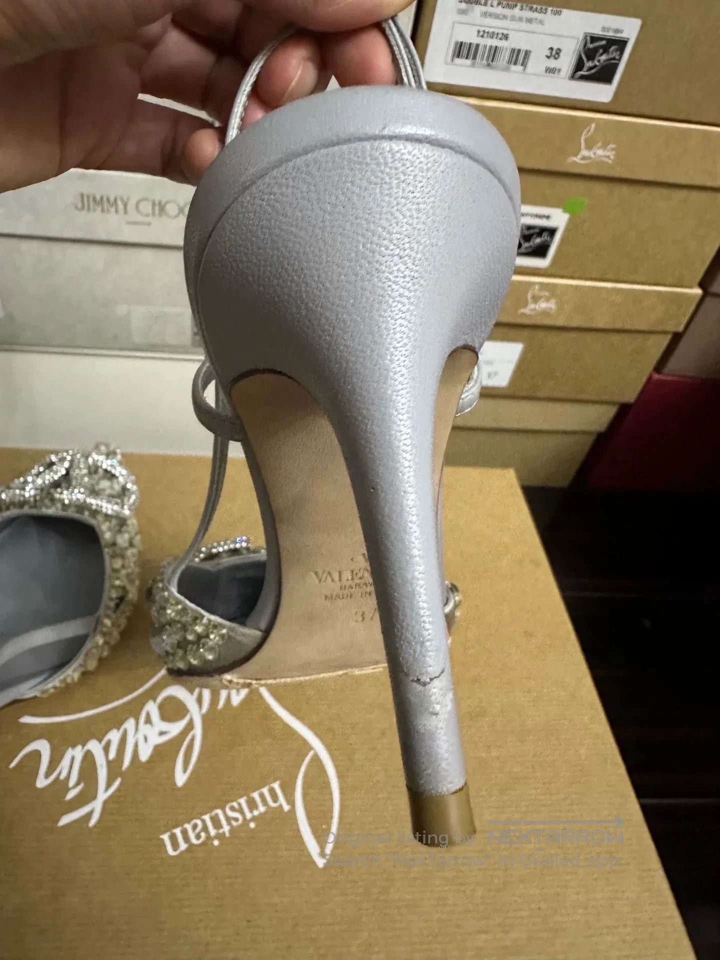 Valentino Valentino Rhinestone High Heels Size 37. Size US 6 / IT 36 - 2 Thumbnail