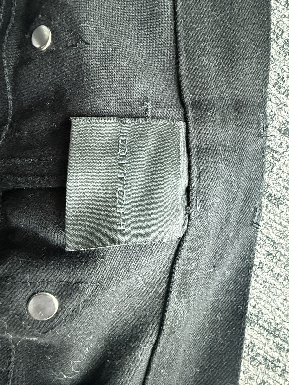 Other Ditch Japanese Selvedge Slub Denim (Jet Black) Size US 32 / EU 48 - 5 Thumbnail