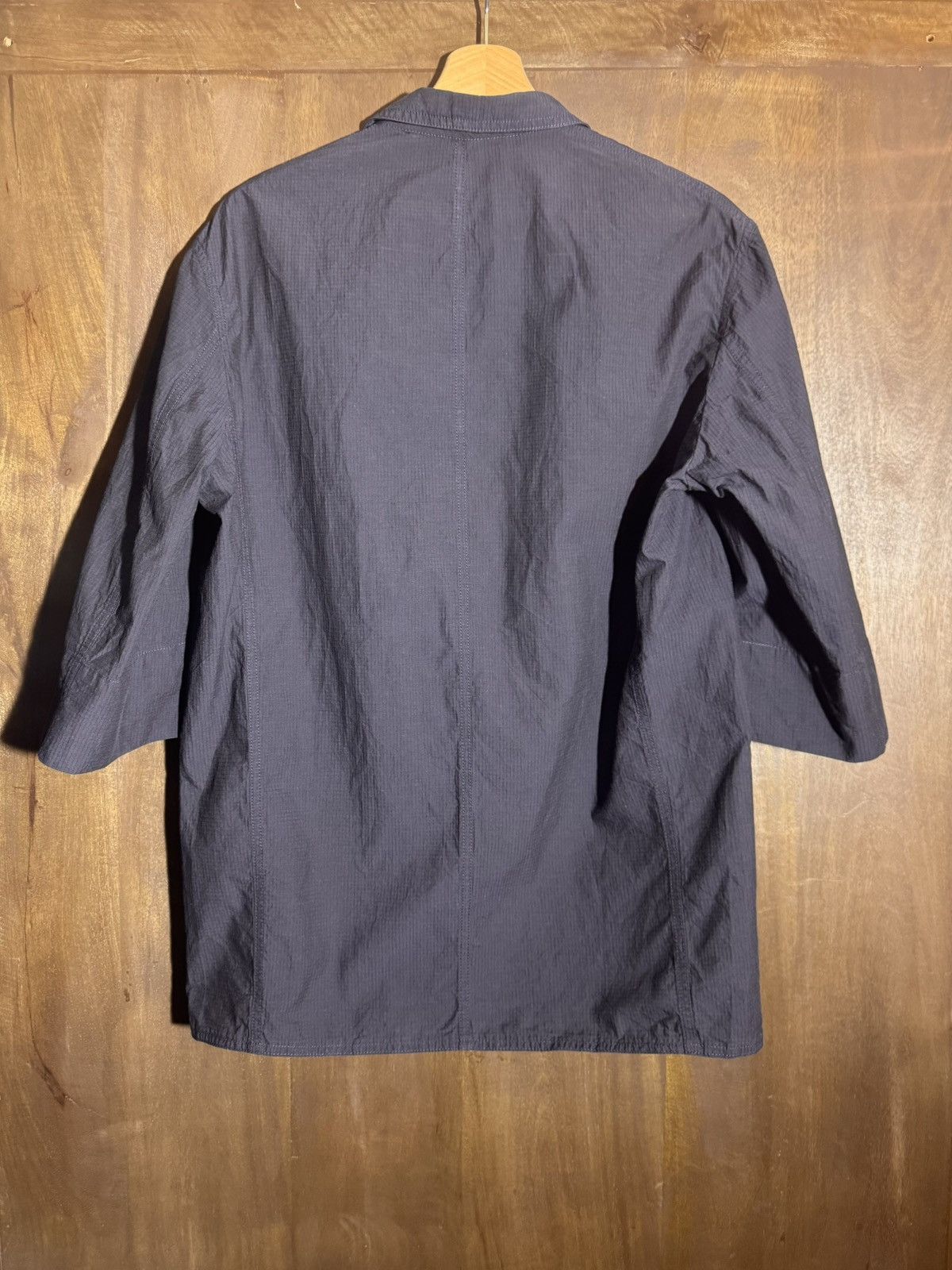 Lemaire lemaire short sleeves blazer jacket in navy cotton 48 Size US M / EU 48-50 / 2 - 6 Thumbnail