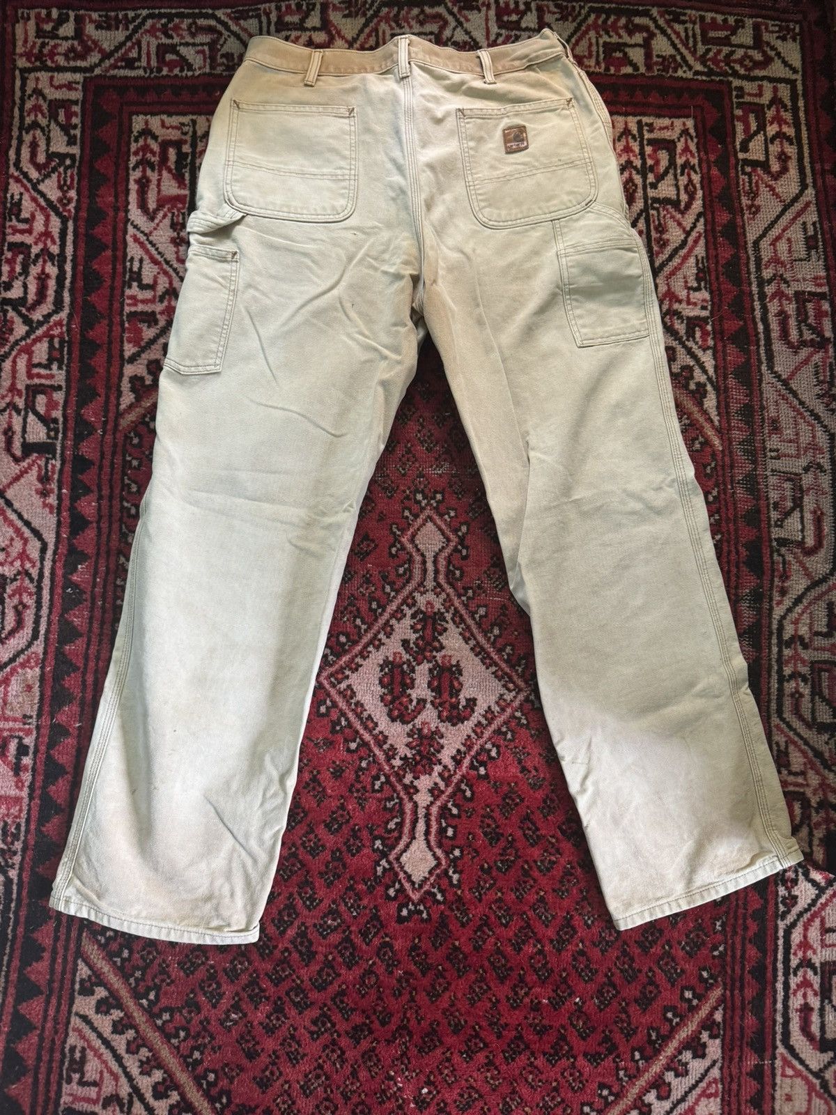 Carhartt × Vintage Vintage Sun Faded Carhartt Work Pants Size US 36 / EU 52 - 2 Thumbnail