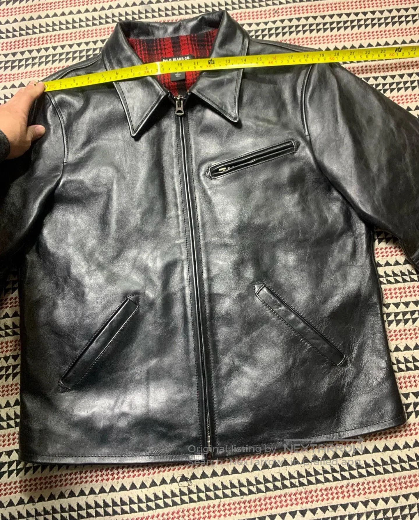 Polo Ralph Lauren black leather jacket by polo ralph lauren. Size US S / EU 44-46 / 1 - 3 Thumbnail