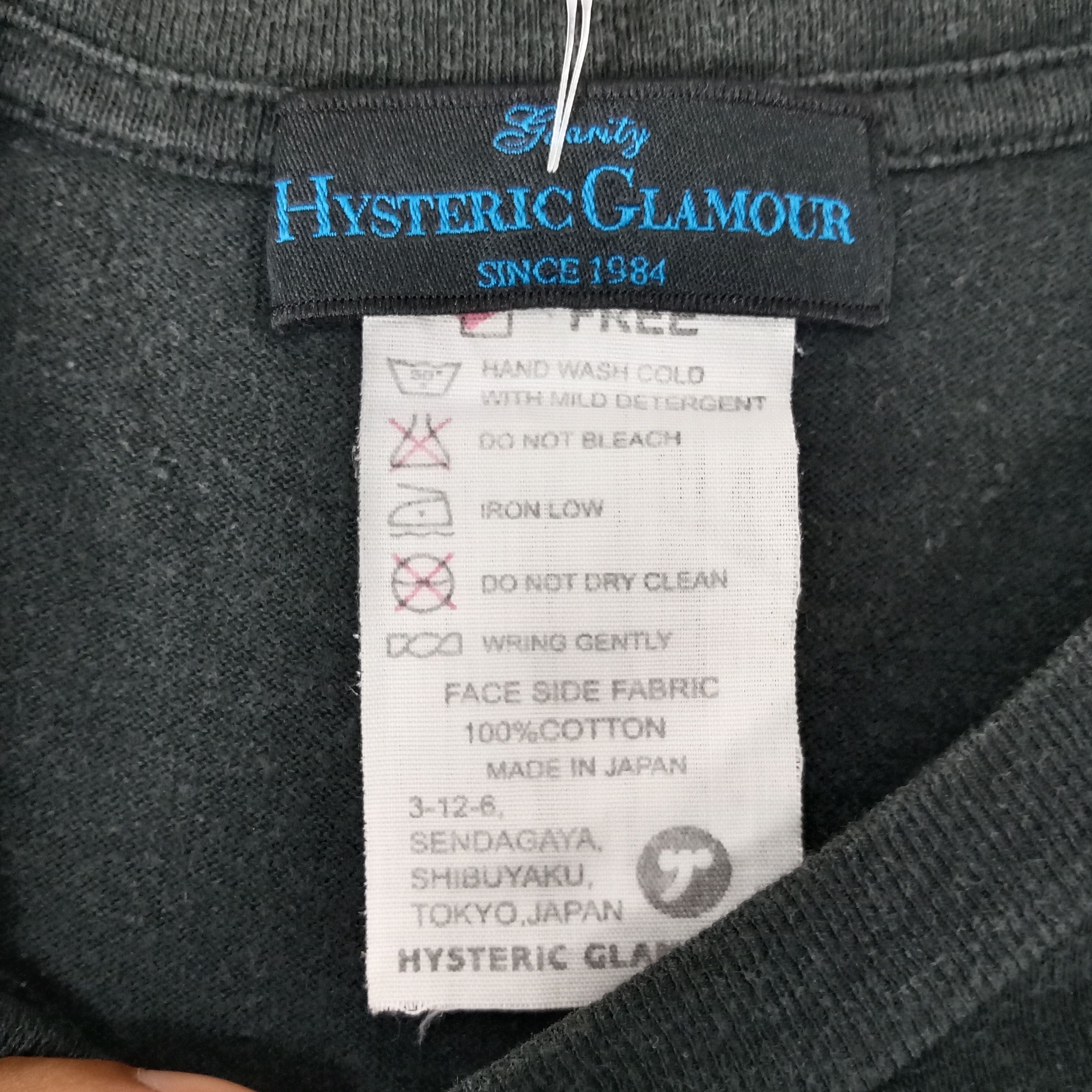 Hysteric Glamour × Japanese Brand × Vintage Hysteric Glamour Japanese Punk Style Tshirt Size US XS / EU 42 / 0 - 3 Thumbnail