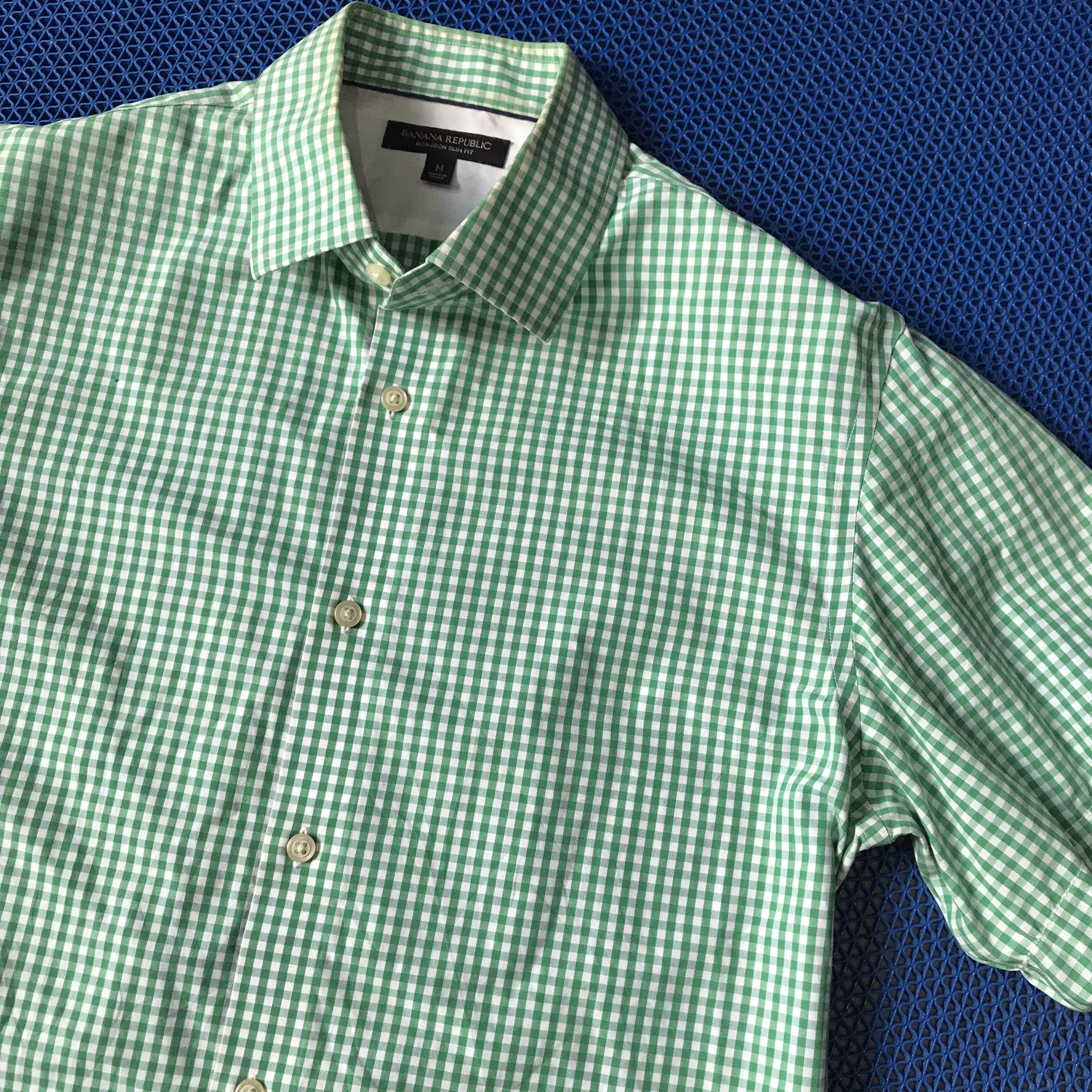 Banana Republic Banana Republic serenity Green gingham tartan size M officer Size US M / EU 48-50 / 2 - 1 Thumbnail