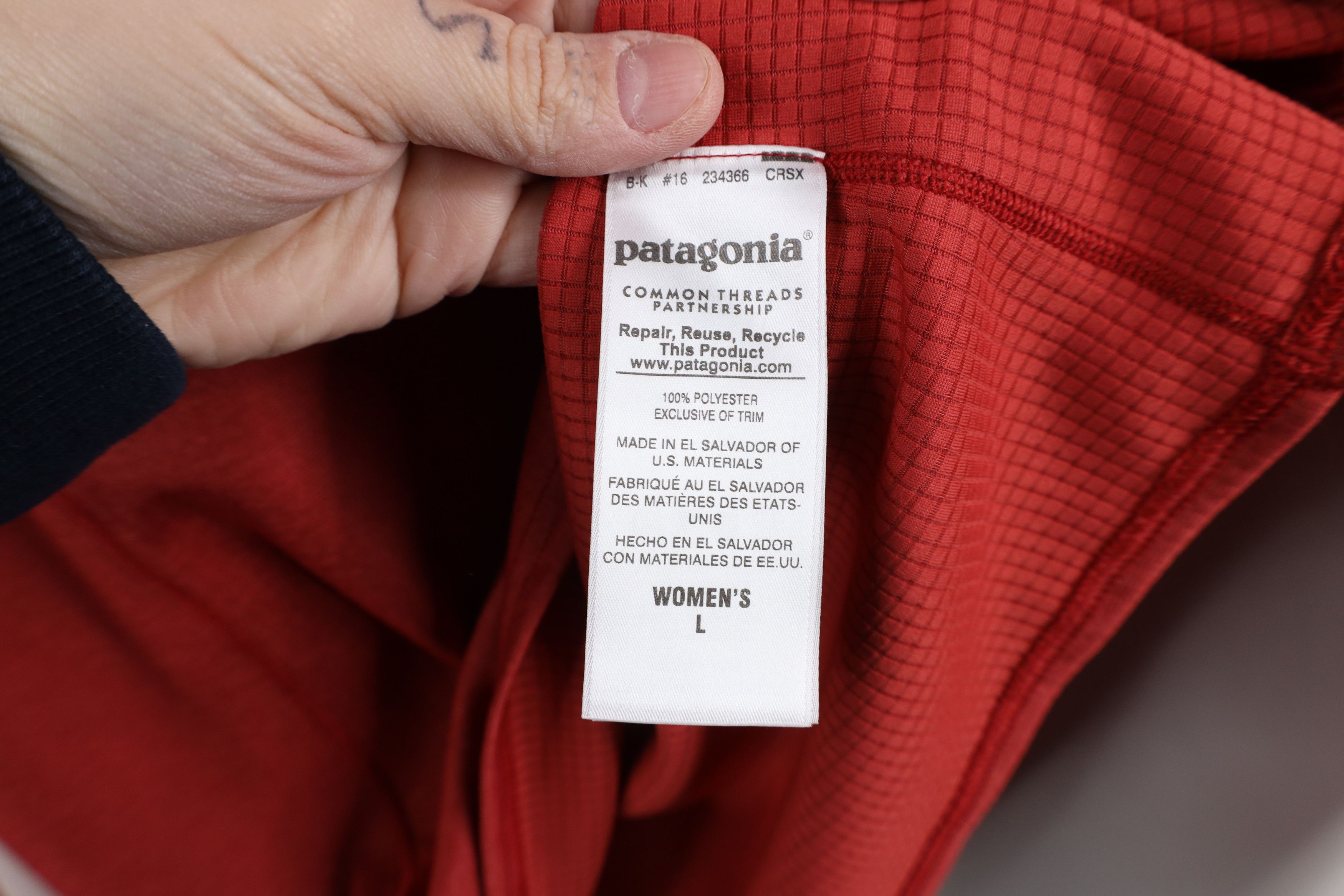 Patagonia × Vintage Patagonia Spell Midweight Polartec Fleece Half Zip Sweater Size L / US 10 / IT 46 - 8 Thumbnail
