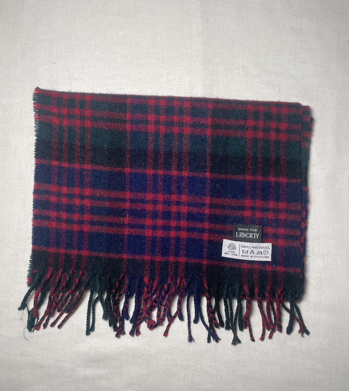 Liberty × Liberty London Liberty tartan wool scarf Size ONE SIZE - 1 Thumbnail