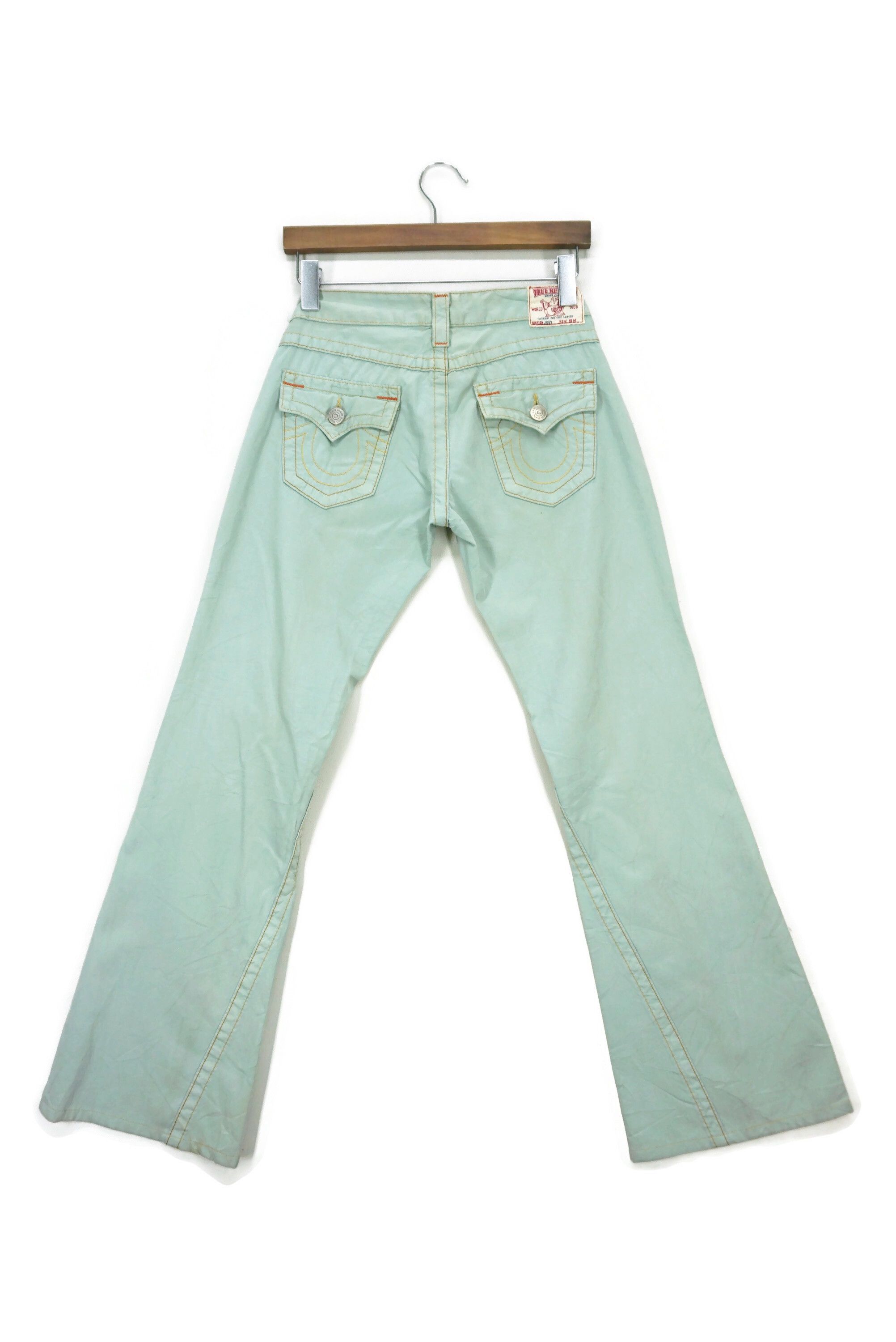 True Religion Vintage JOEY Jeans fit W29xL30.5 Low Rise Bootcut Denim Size 26" / US 2 / IT 38 - 2 Thumbnail