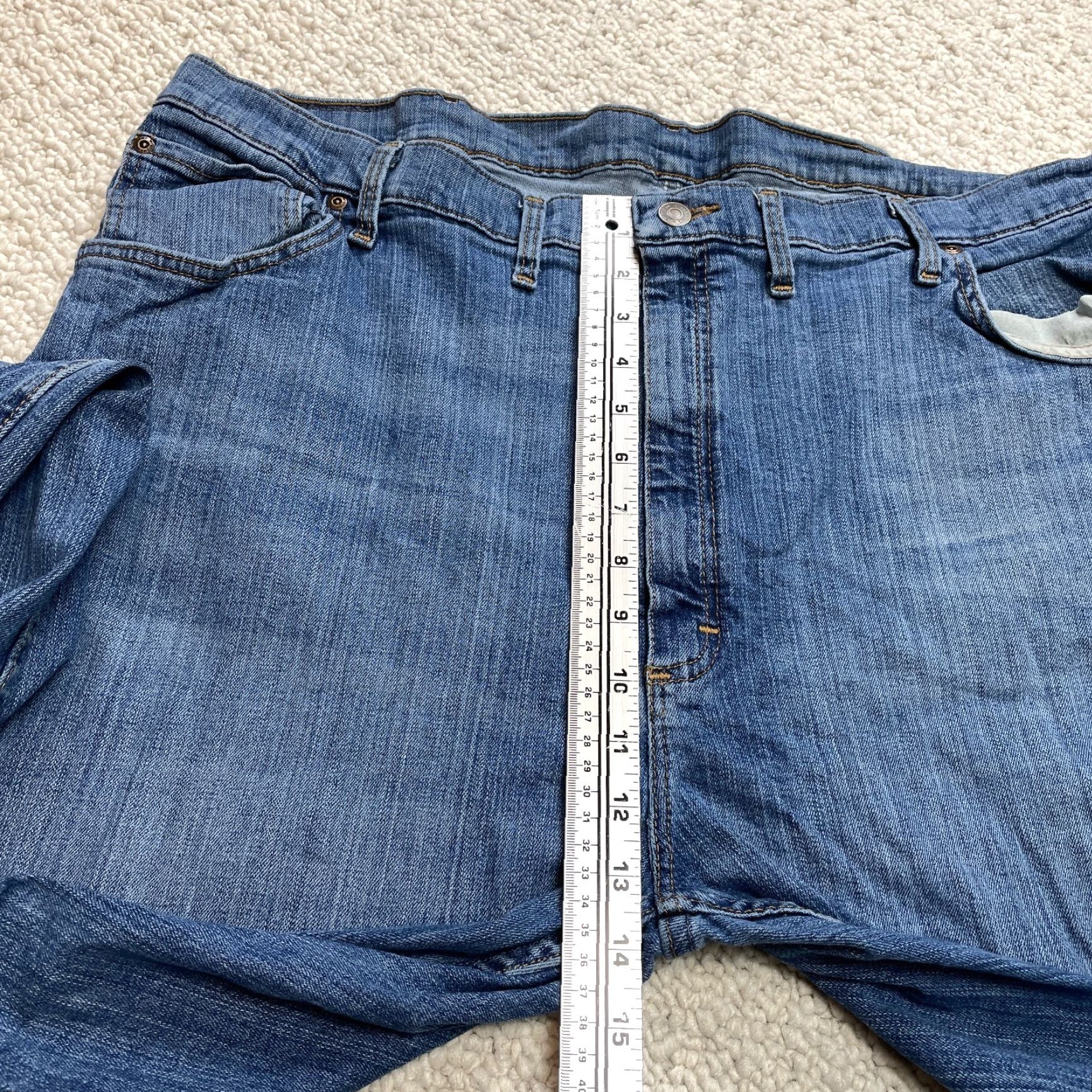 Wrangler Wrangler Jeans 44x30 Blue Denim Regular Fit 96FXVLS Premium Quality High Rise Size US 44 / EU 60 - 4 Thumbnail
