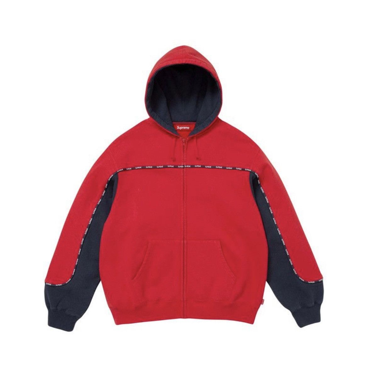 Supreme Supreme/Aphex Twin Zip Up Hooded Sweatshirt | Grailed