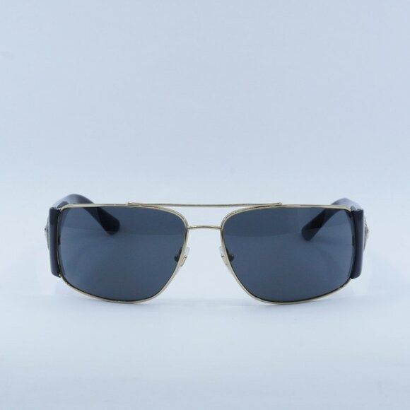 Versace Versace VE2163 100287 Sunglasses Gold/Black Rectangle Frame Size ONE SIZE - 3 Thumbnail