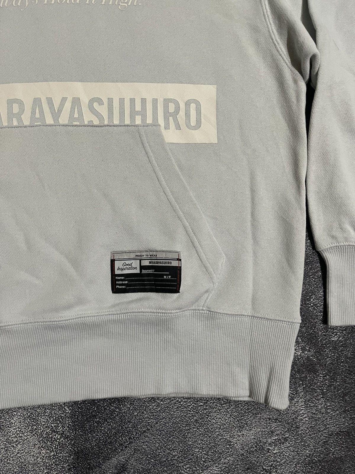 Maison MIHARA YASUHIRO Miharayasuhiro Good Inspiration Hoodie Size US S / EU 44-46 / 1 - 5 Thumbnail
