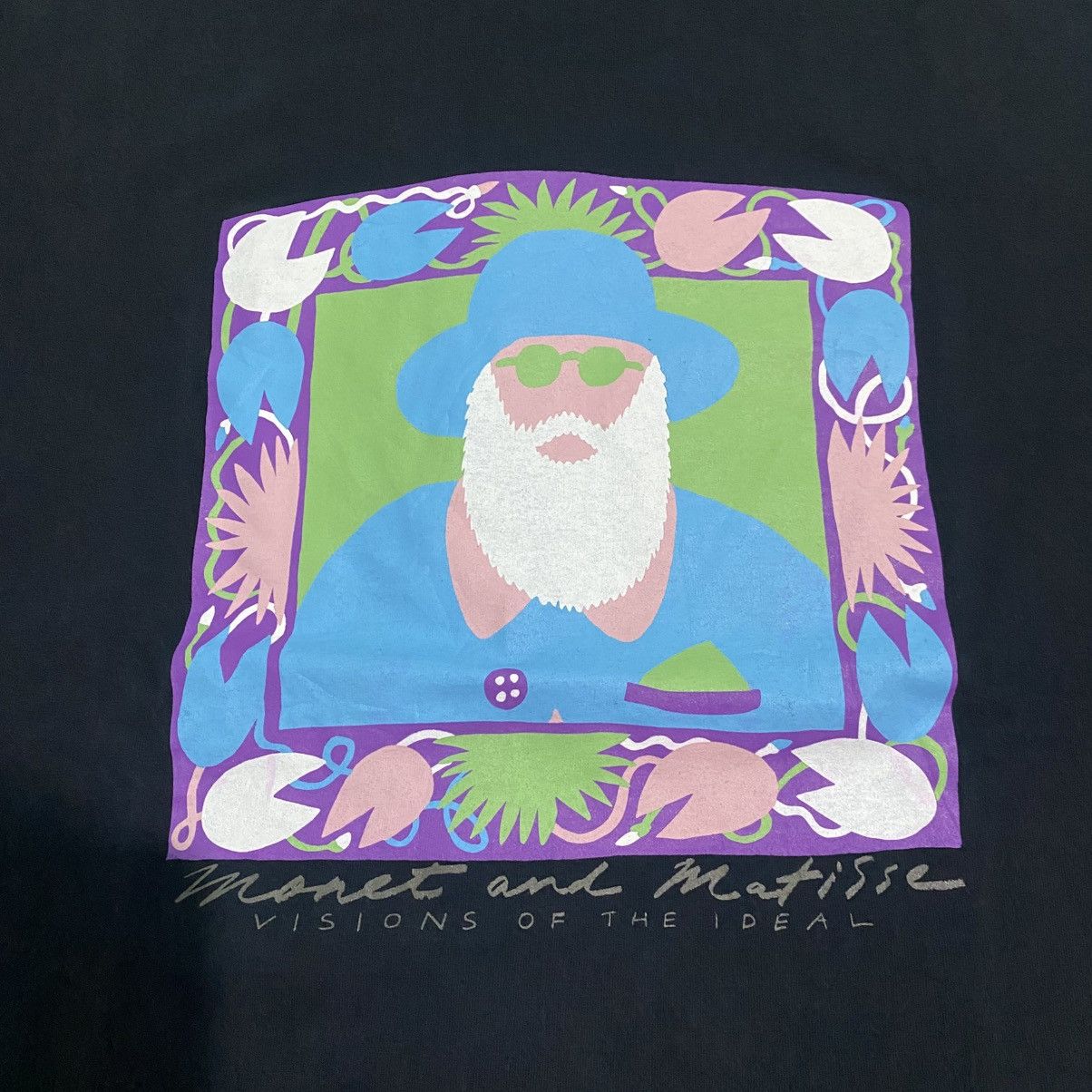 Vintage Vintage y2k Monet & Matisse Art Tee Size US XL / EU 56 / 4 - 2 Thumbnail