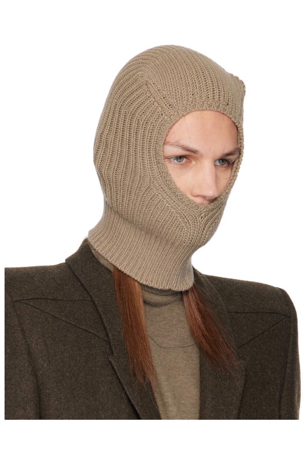 Rick Owens Rick owens Gray Porterville Sphinx Skull Balaclava Size ONE SIZE - 2 Thumbnail
