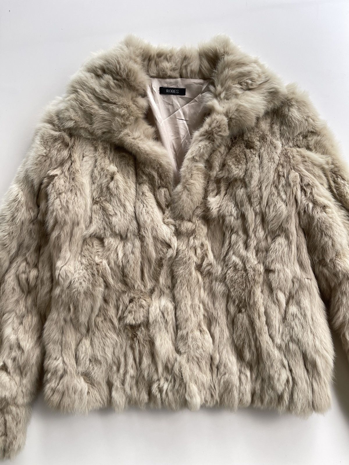Vintage Vintage Robes Real Rabbit Fur Jacket Size M / US 6-8 / IT 42-44 - 8 Thumbnail
