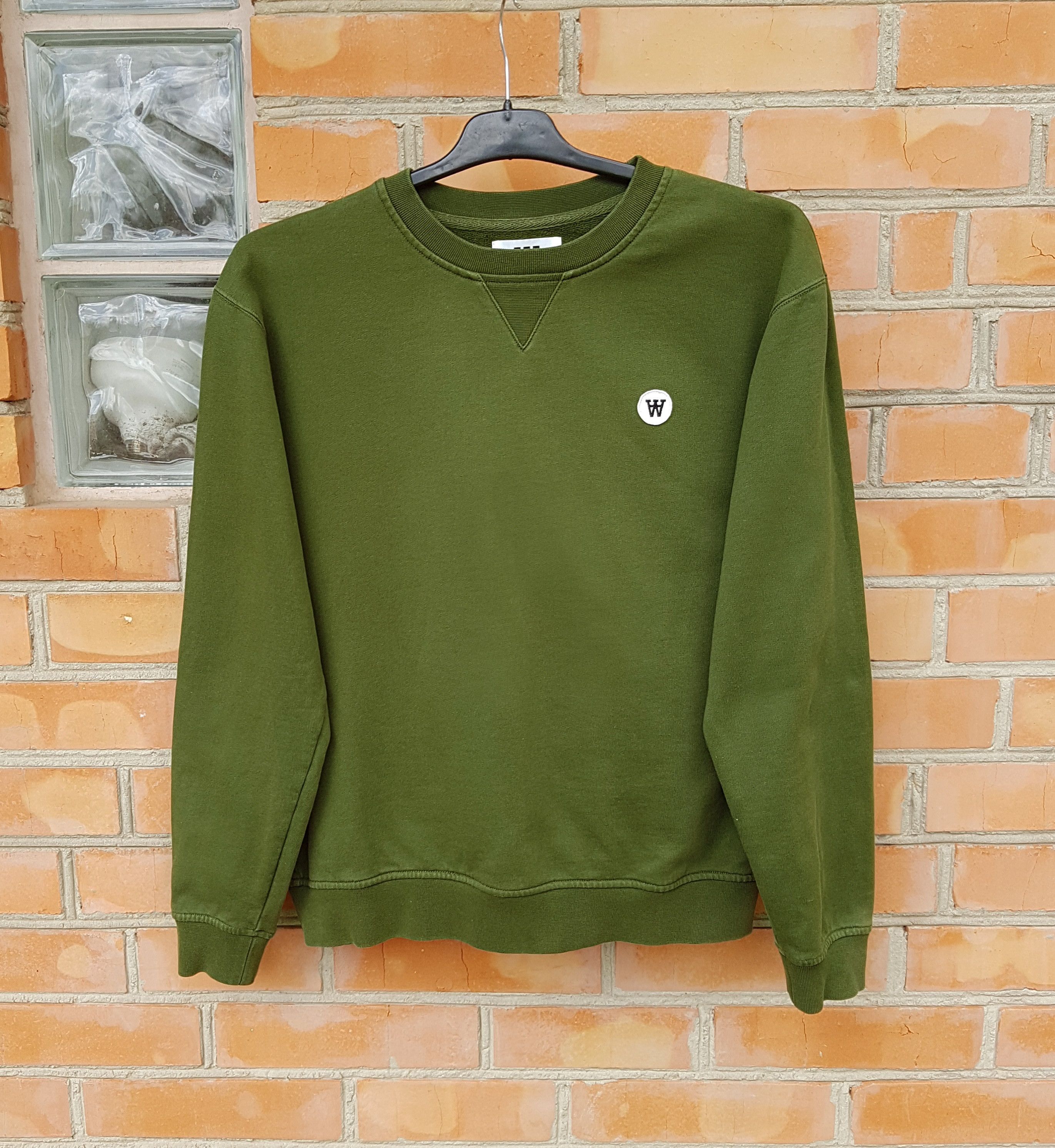 Wood Wood Wood Wood Double A Tye Sweatshirt Pullover Crewneck Size US S / EU 44-46 / 1 - 1 Thumbnail