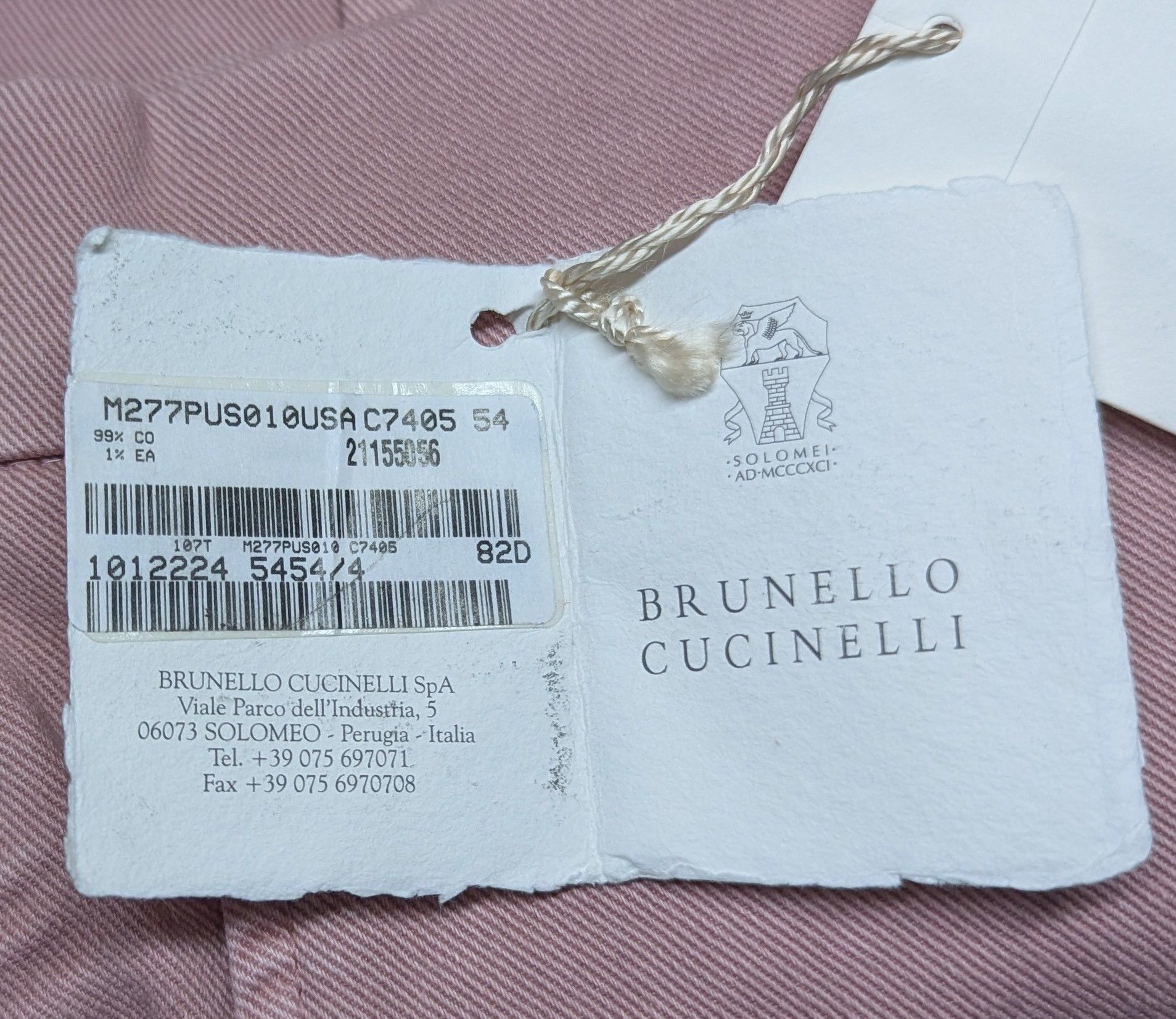 Brunello Cucinelli Brunello Cucinelli Dyed Bermuda Shorts Faded Pink 54 US 38 Size US 38 / EU 54 - 6 Thumbnail