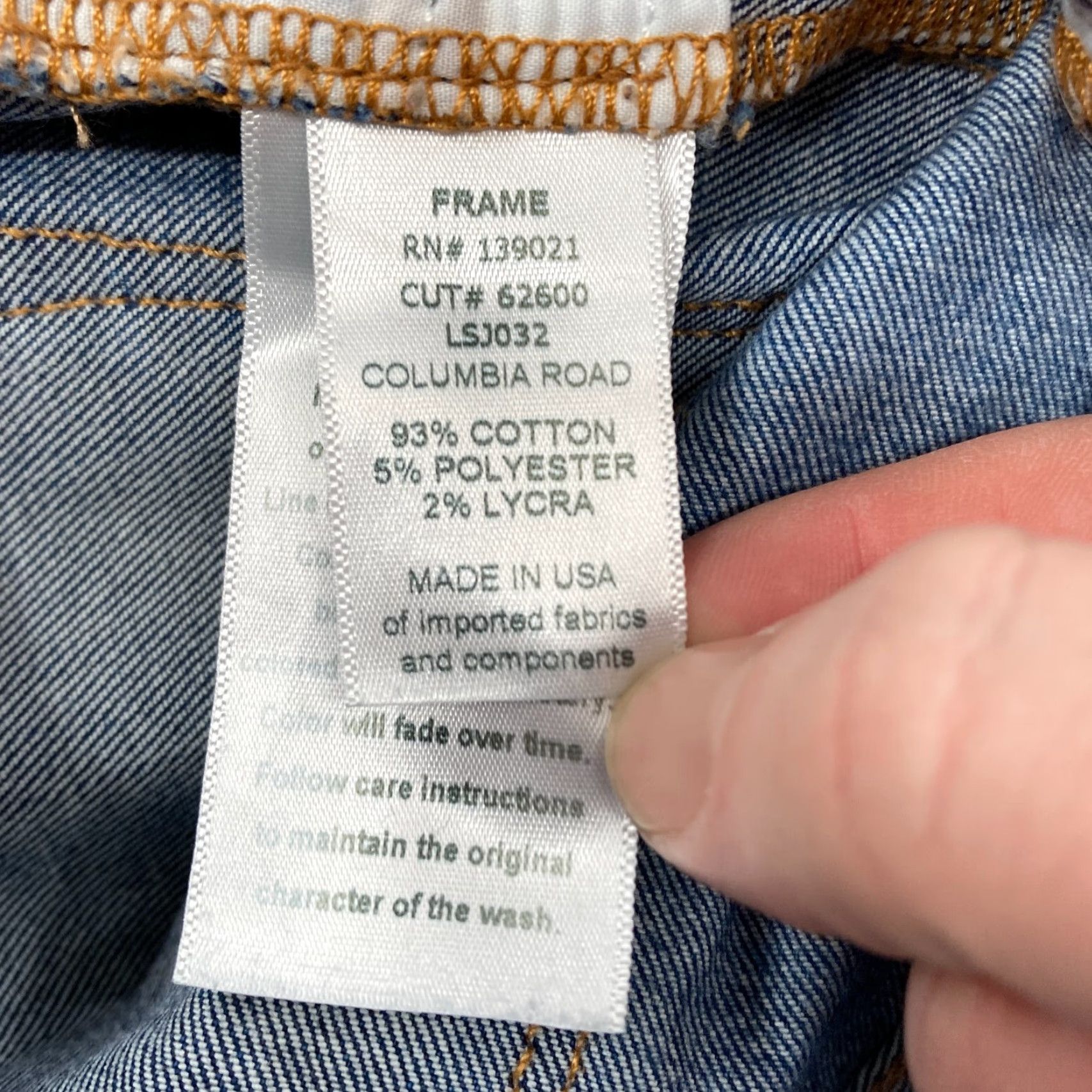 Frame FRAME Le Skinny De Jeanne Jeans Women's 28 Dark Wash Blue Stretch Denim Preppy Slim 5-Pocket Inseam 29 Dark Blue 石 Size 28" / US 6 / IT 42 - 6 Thumbnail