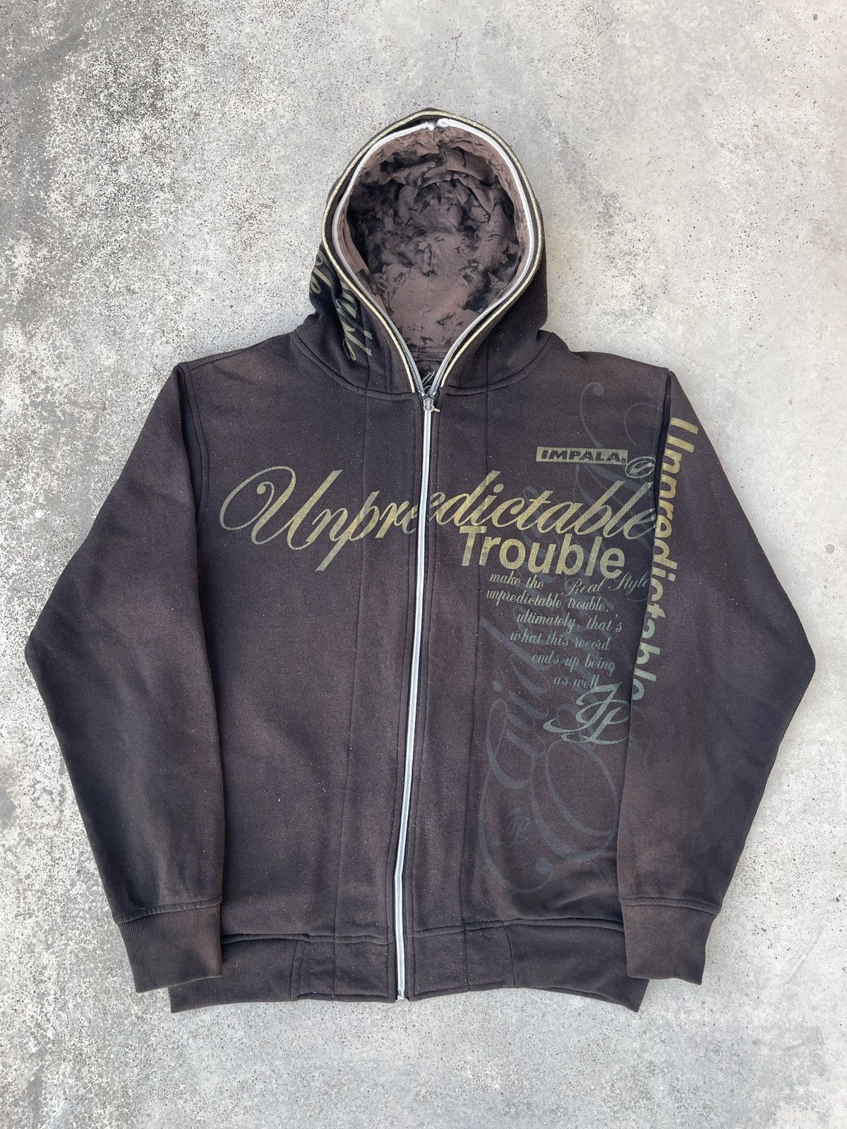 14th Addiction × If Six Was Nine × Japanese Brand Impala Massive Evidence Poem Fur Hoodie Undefined Size US L / EU 52-54 / 3 - 1 Thumbnail