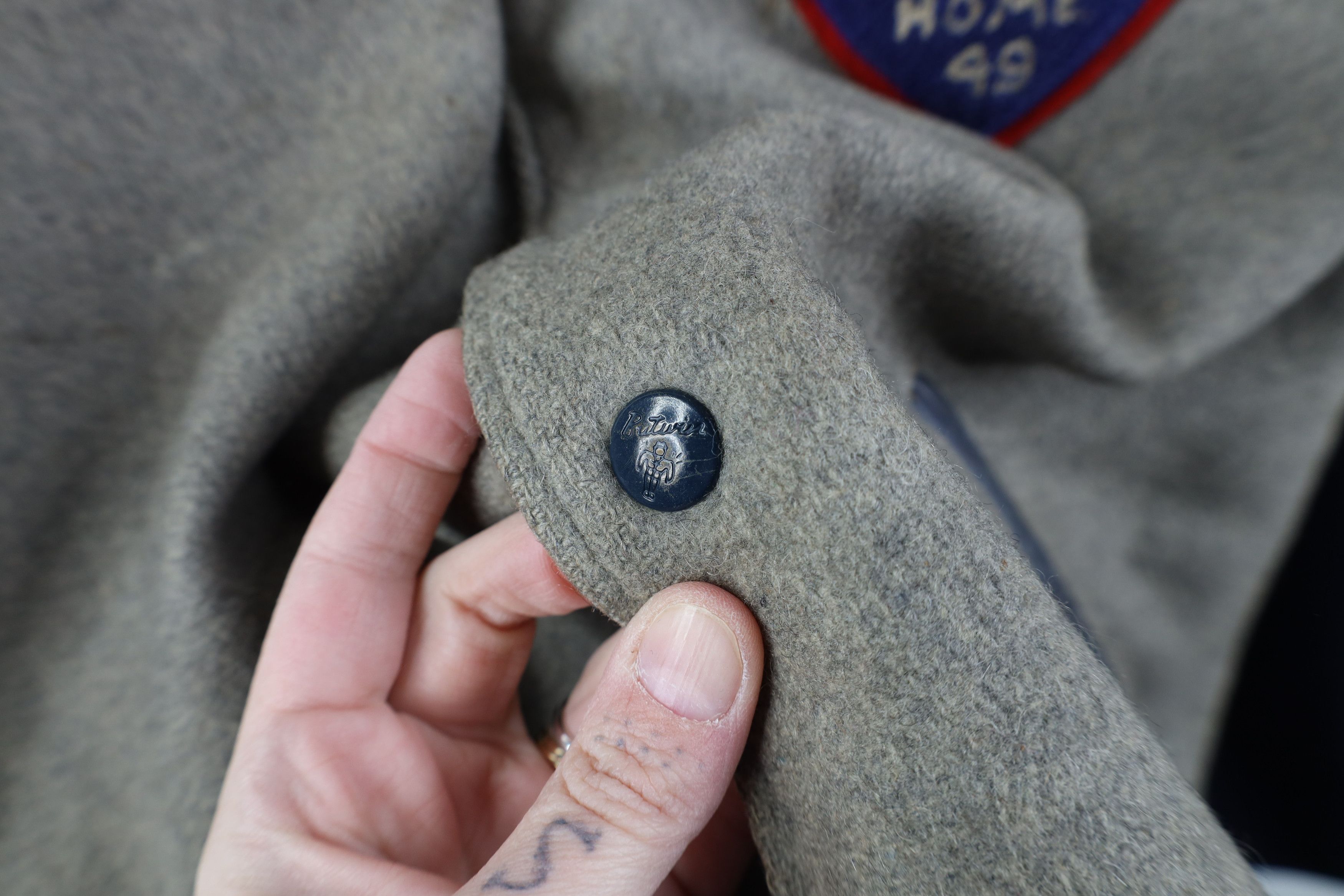 Vintage Vintage 40s 1949 Poland Basketball Champions Varsity Jacket Size US L / EU 52-54 / 3 - 12 Thumbnail