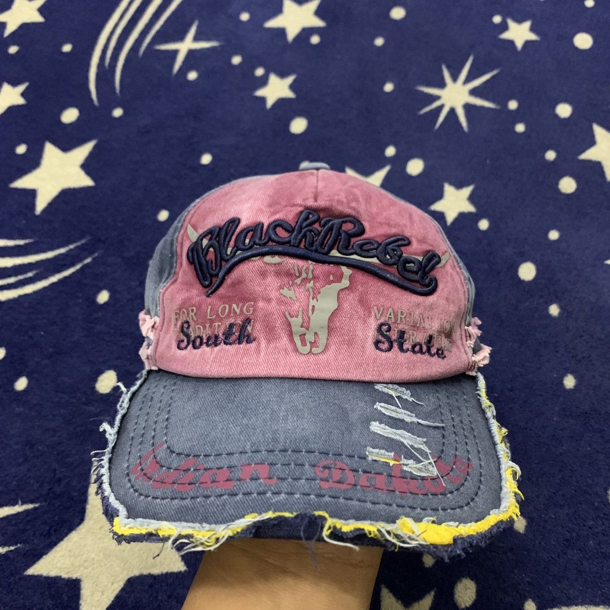 Japanese Brand Hype🔥 BlackRebel Fade Distressed Cap Size ONE SIZE - 1 Thumbnail