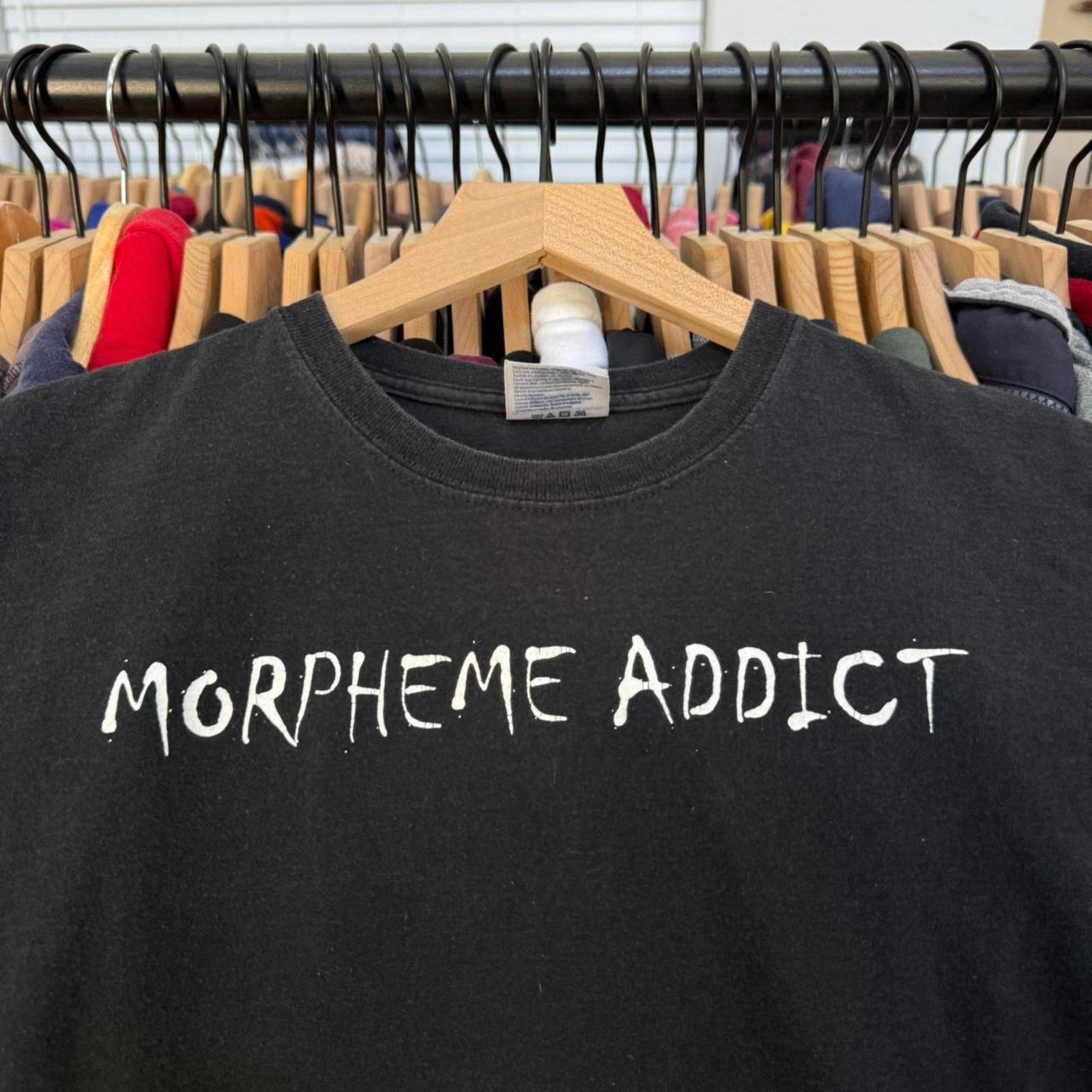 Other Vintage Y2K Morpheme Addict Parody Shirt Funny In Black Size US M / EU 48-50 / 2 - 1 Thumbnail