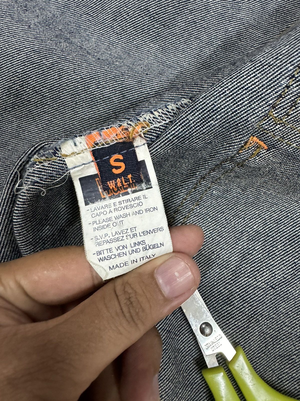 W&LT Vtg🔥Walter Van Beirendonck Wild And Trash Denim Jacket Size US S / EU 44-46 / 1 - 20 Thumbnail