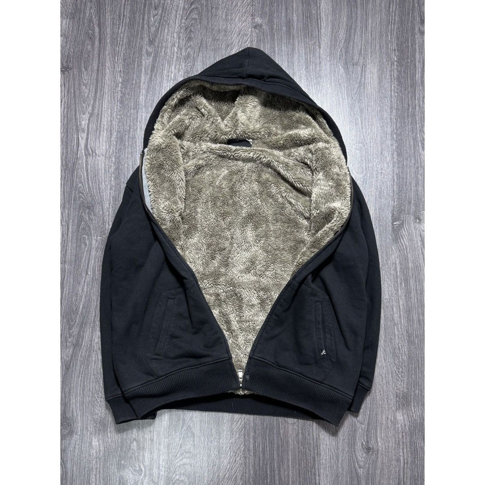 Japanese Brand × Vintage 90s Vintage Crazy Faux Fur Zip Hoodie Size US XL / EU 56 / 4 - 5 Thumbnail