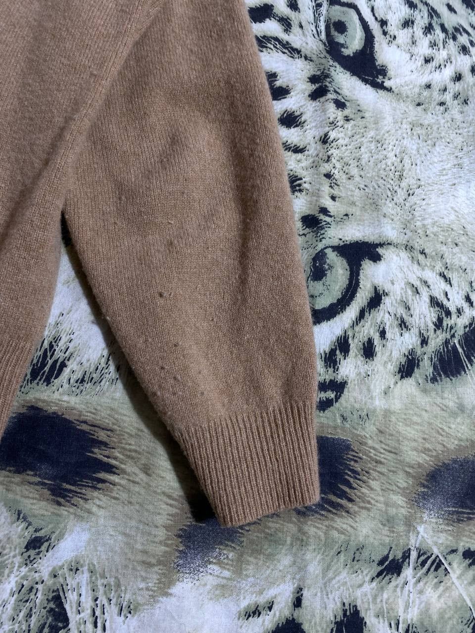 Polo Ralph Lauren × Ralph Lauren × Vintage 90s Vintage Polo Ralph Lauren Khaki Knit Sweater Size US XL / EU 56 / 4 - 16 Thumbnail