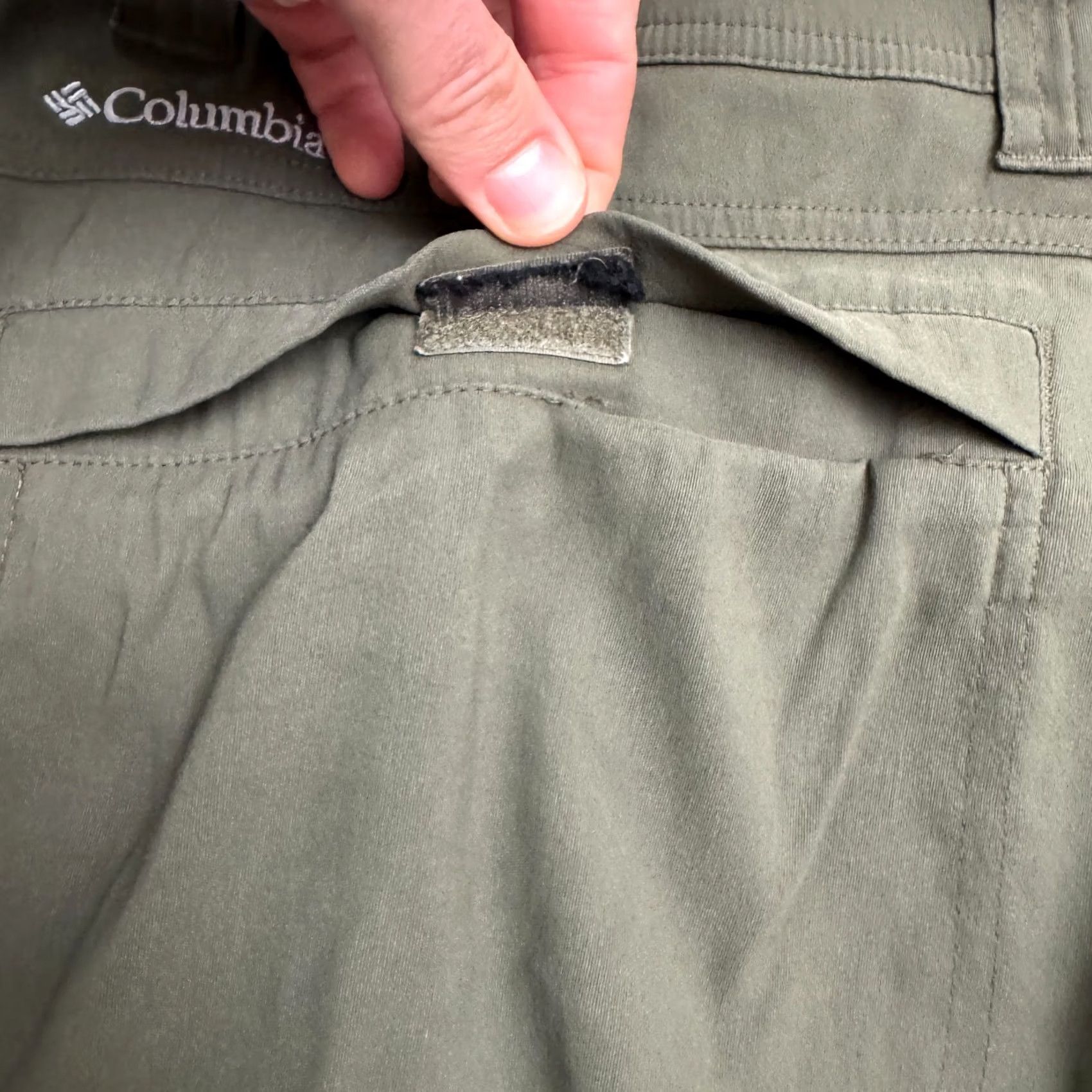 Olive Columbia Silver Ridge II Outdoor Hiking Shorts Mens 38 Olive Green Nylon Trail Shorts Medium Pocketed Size US 38 / EU 54 - 7 Thumbnail