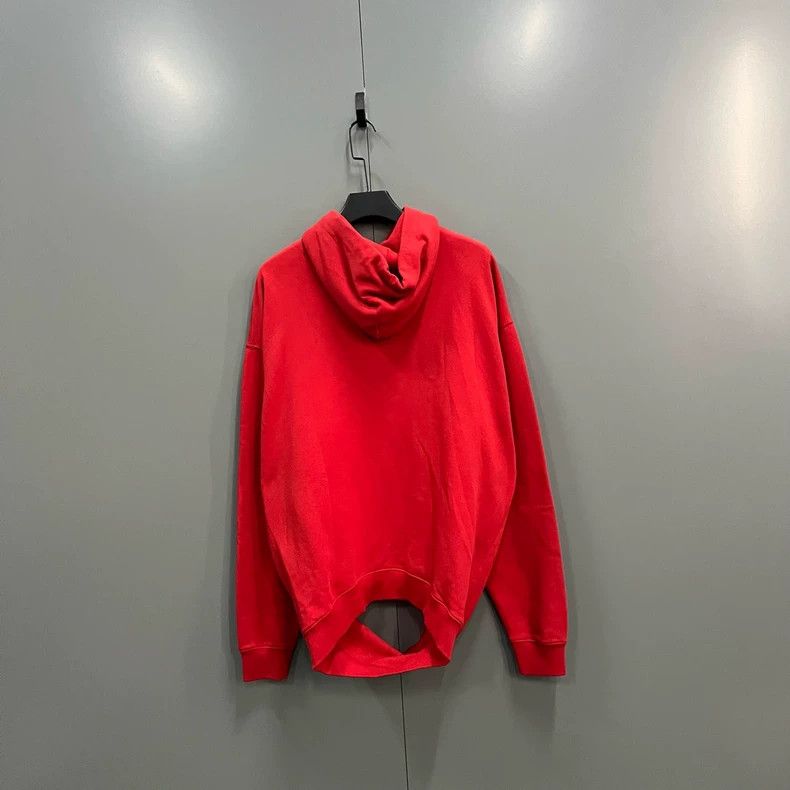 Balenciaga Balenciaga Patchwork Contrasting Letter Printed Hoodie Size US XS / EU 42 / 0 - 2 Thumbnail