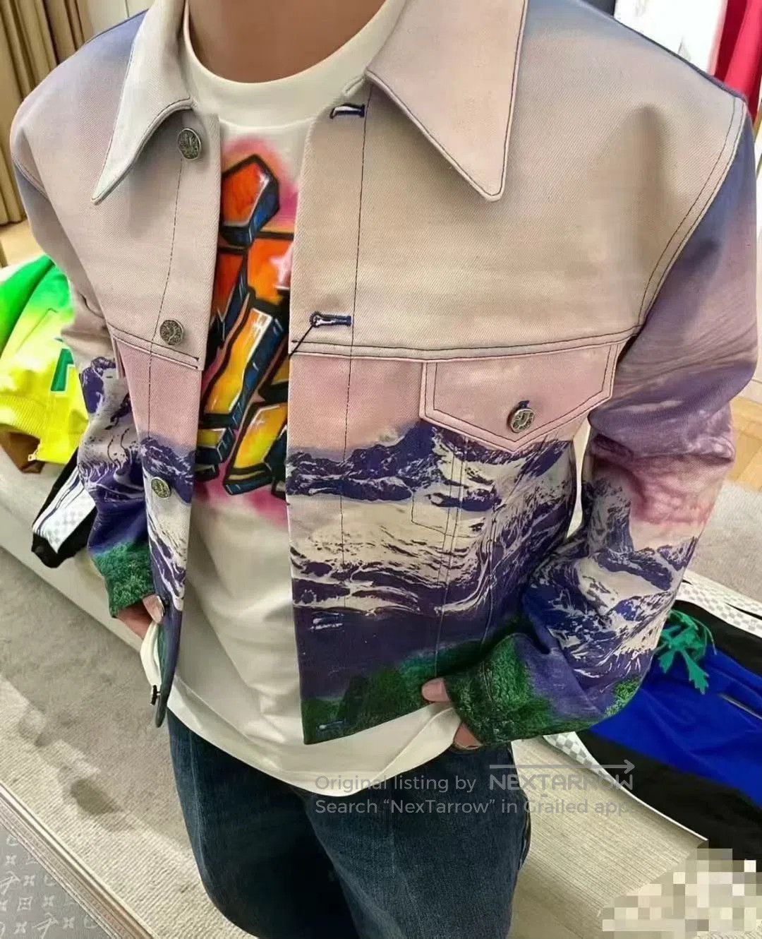 Louis Vuitton LV Landscape Snow Mountain Jacket. Size US S / EU 44-46 / 1 - 6 Thumbnail