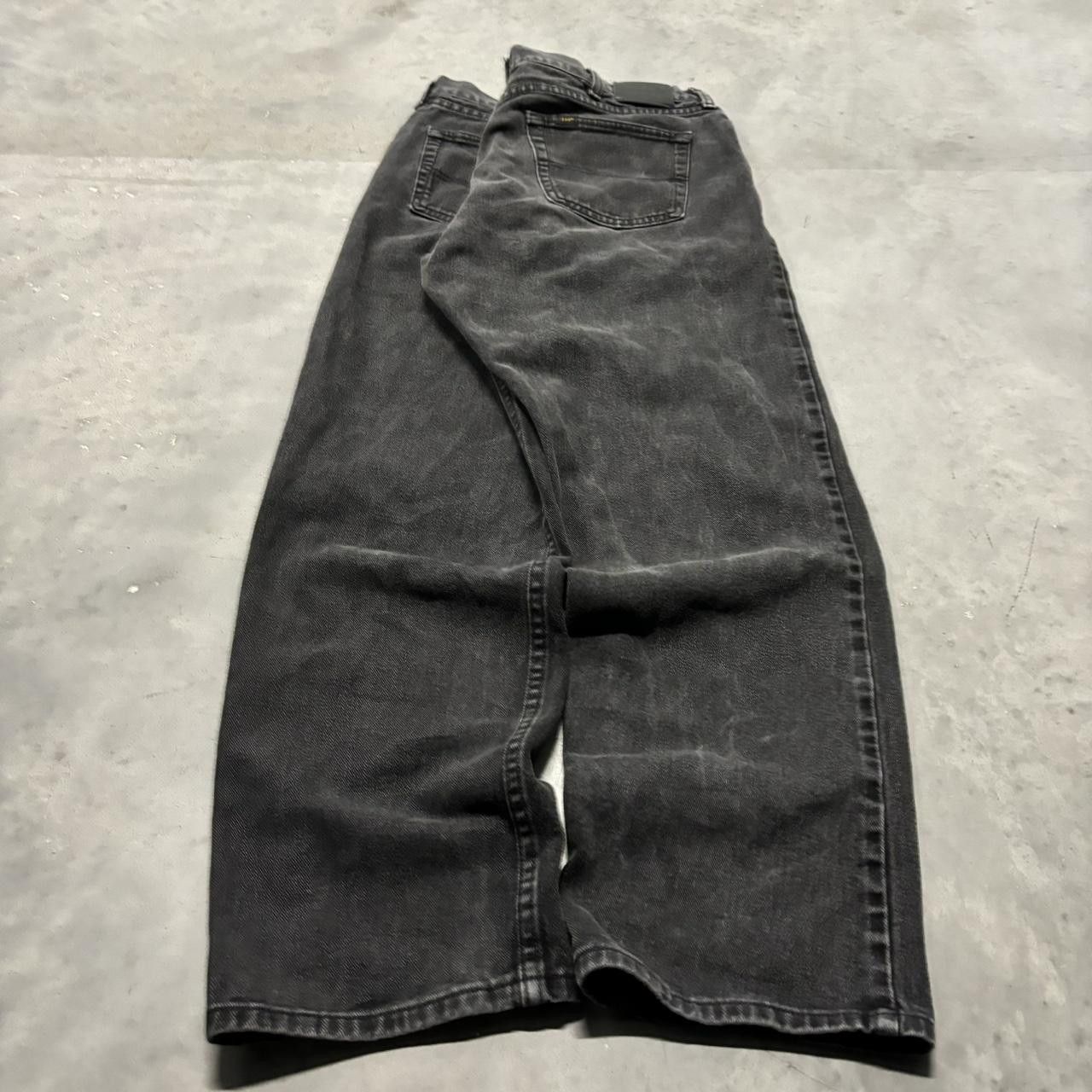 Japanese Brand × Vintage Crazy Vintage Y2K/2000s Grunge Black Skater Denim Jeans! Size US 40 / EU 56 - 4 Thumbnail