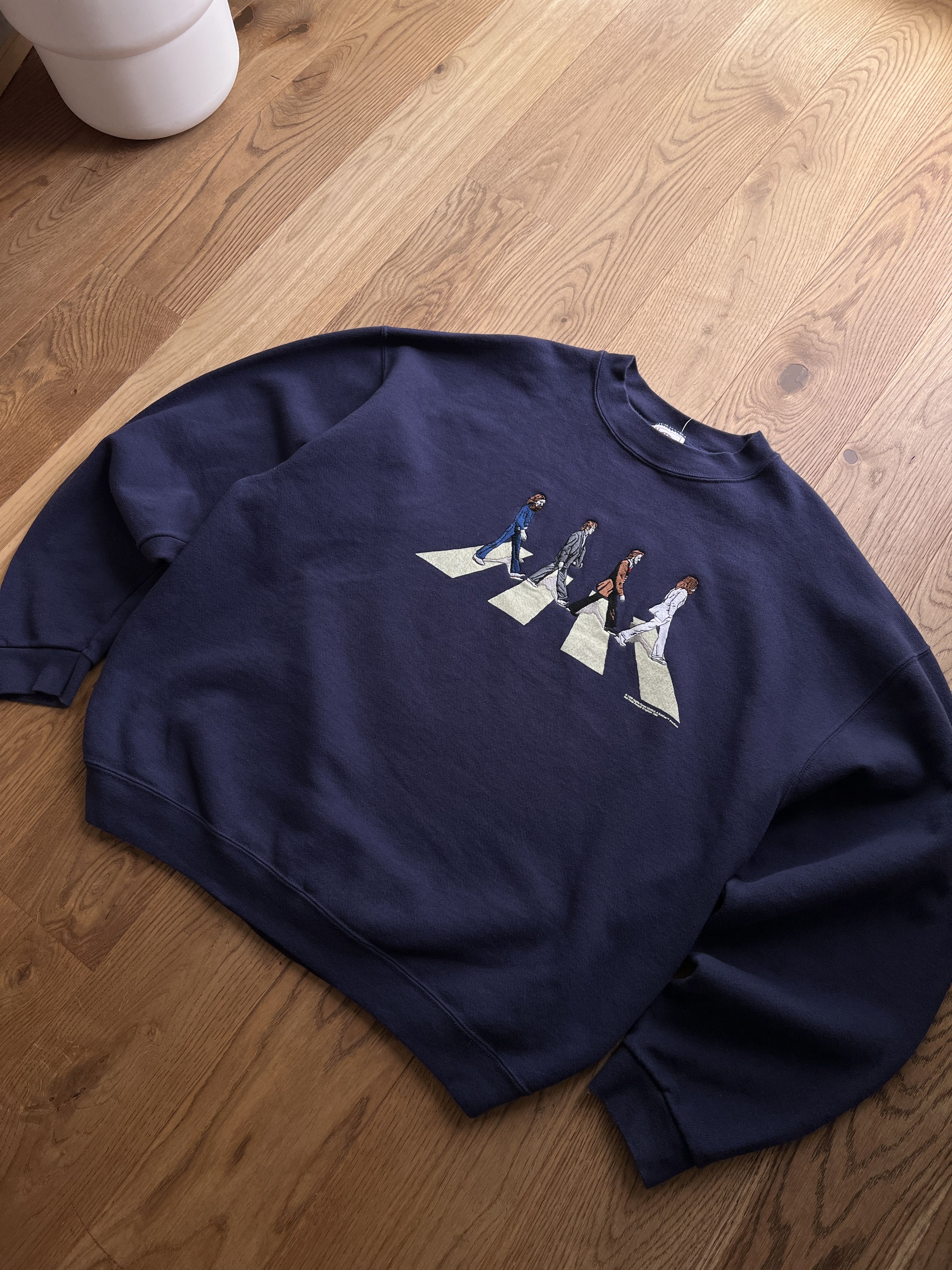 Delta The Beatles vintage 1980s embroidered sweatshirt Abbey Road Size US XL / EU 56 / 4 - 4 Thumbnail