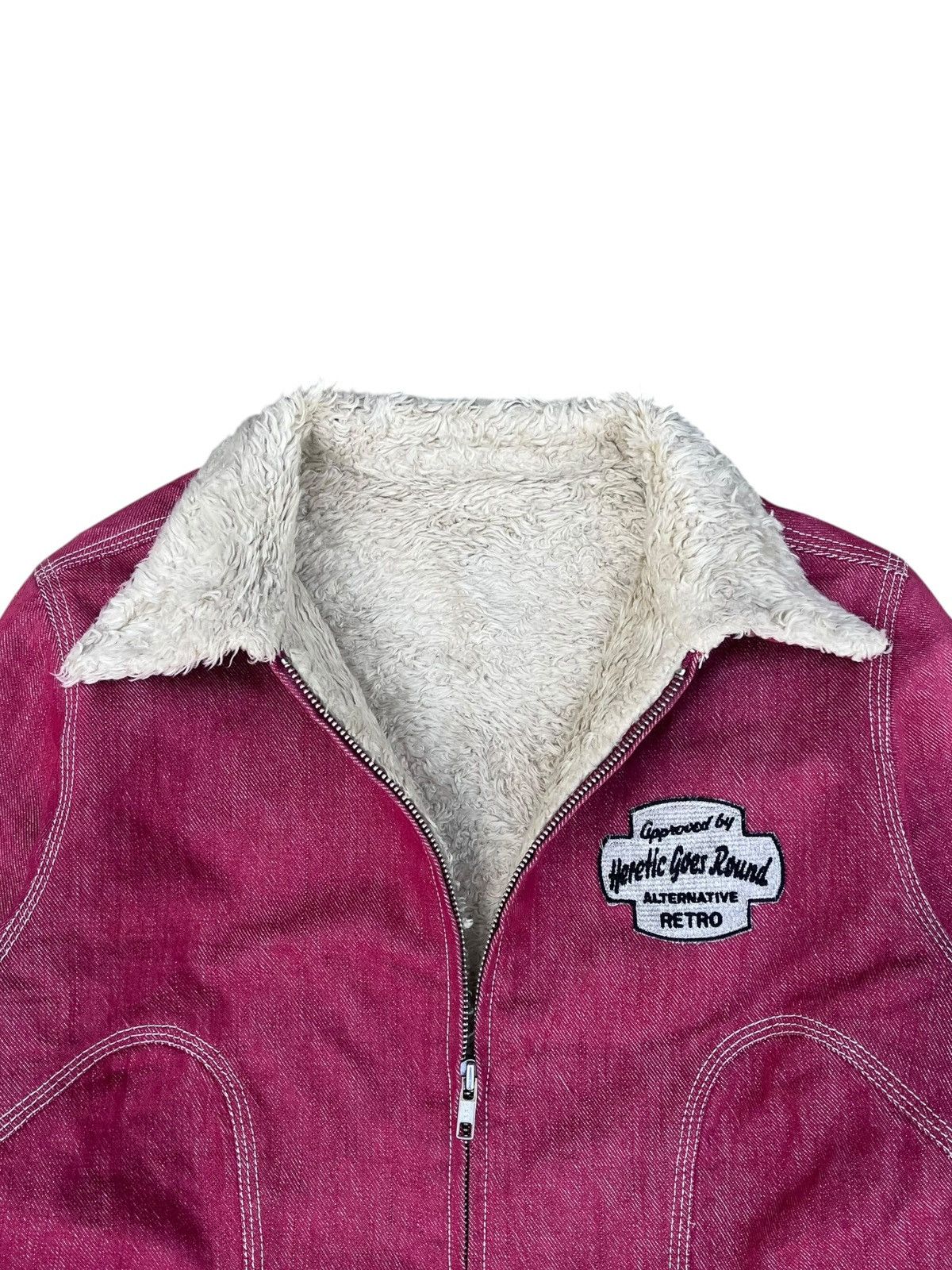 Japanese Brand Alternative Retro Denim Jacket Sherpa Size US M / EU 48-50 / 2 - 3 Thumbnail