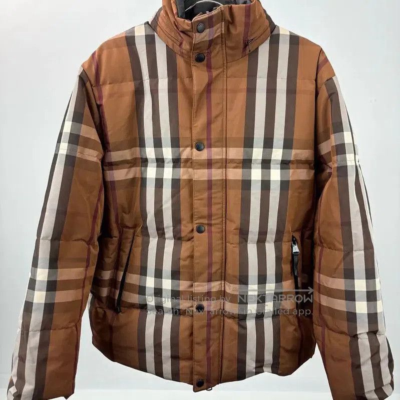 Burberry Burberry Brown Men's Puffer Jacket. Size US XL / EU 56 / 4 - 1 Thumbnail