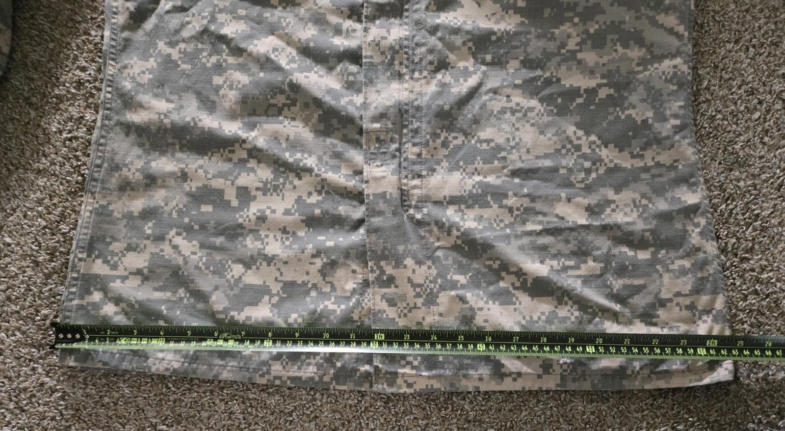 Designer ACU Shirt/Coat Medium X-Long USGI Digital Camo Ripstop Army Size ONE SIZE - 8 Thumbnail