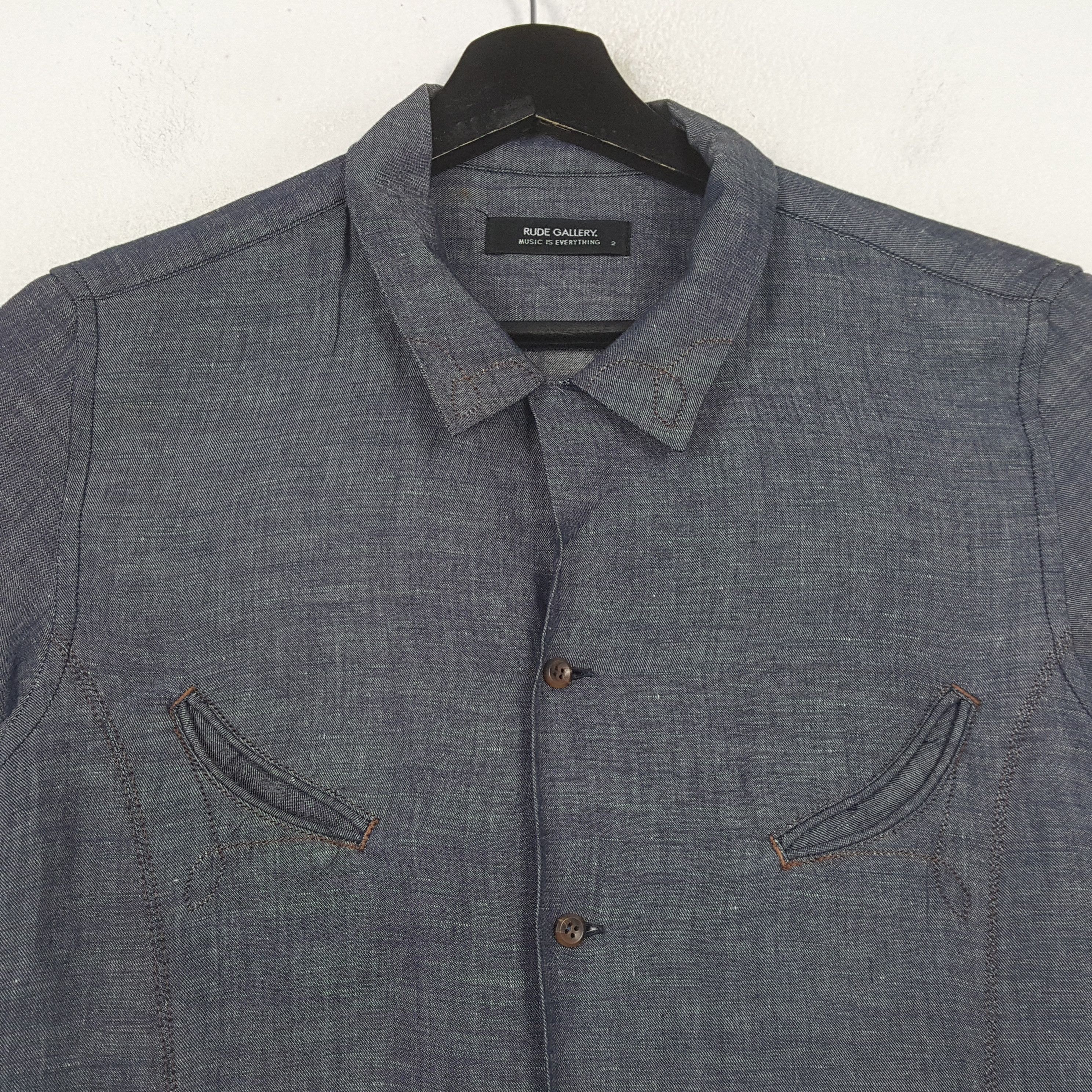 RUDE GALLERY RUDE GALLERY Japanese Brand Style Shirt 31 Size US S / EU 44-46 / 1 - 2 Thumbnail