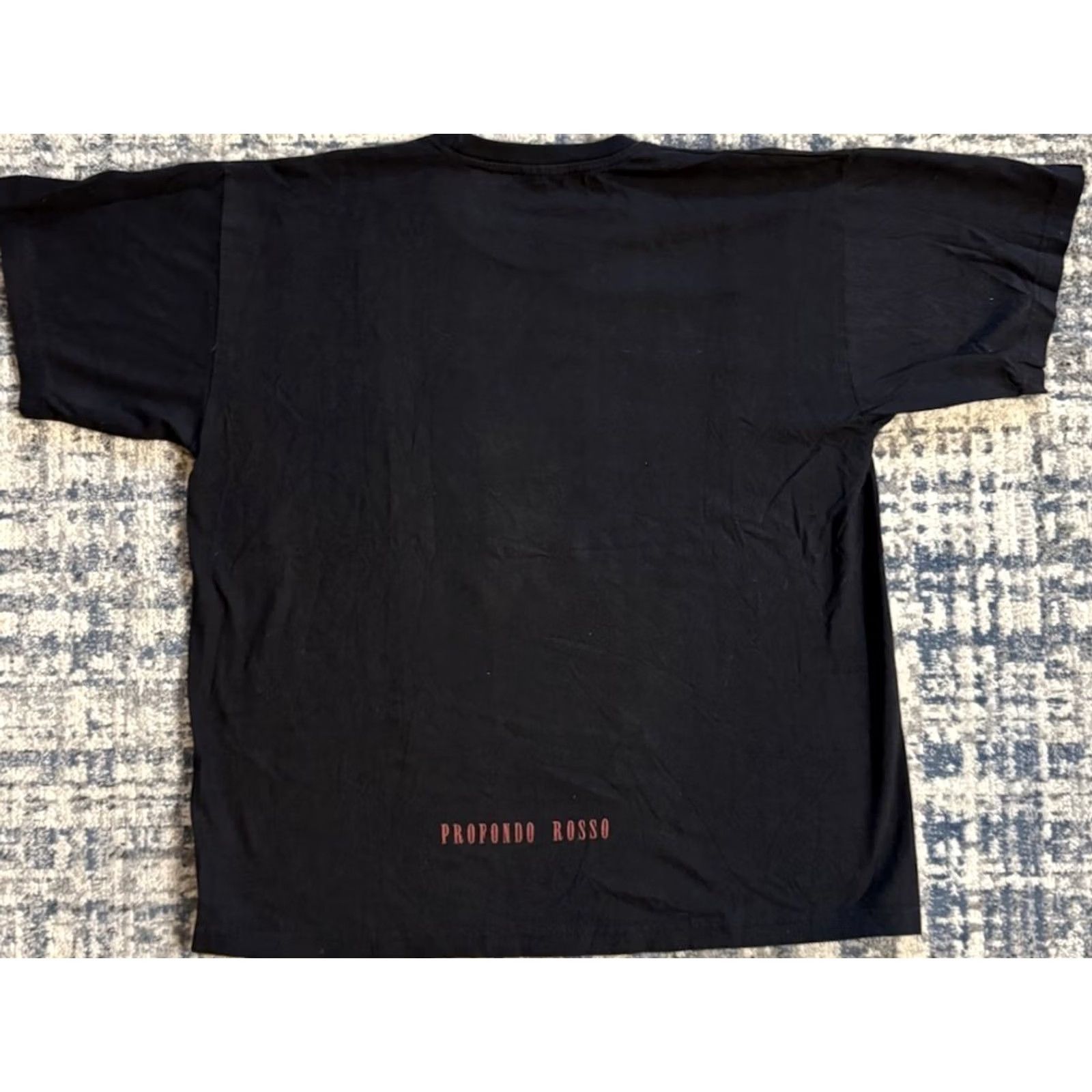 Vintage VINTAGE Opeth Profondo Rosso T Shirt XL Black Short Sleeve Crew Neck Dream Theater Katatonia Metal Logo Graphic Print 2000s Men/Unisex T-Shirt Size US XL / EU 56 / 4 - 3 Thumbnail