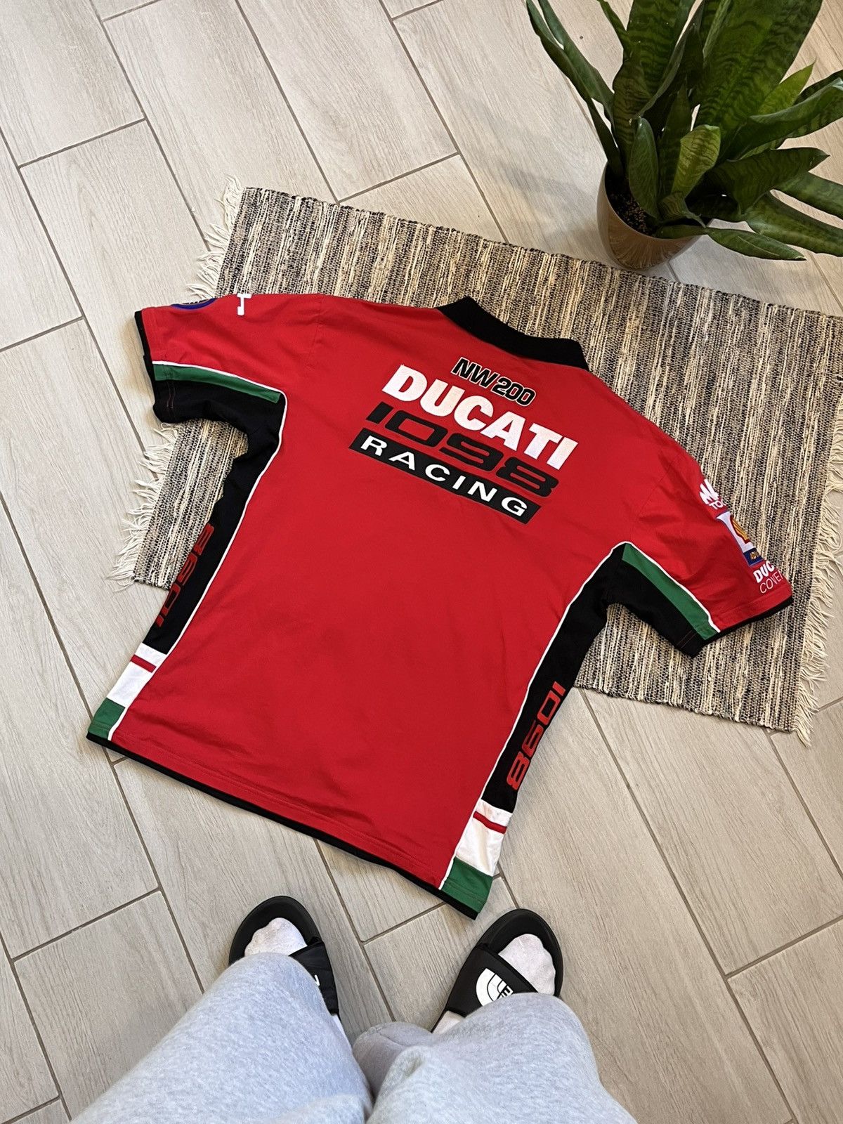 Ducati × Vintage Vintage Ducati Racing Polo Tshirt 1098 Glinth Enterprises Size US XL / EU 56 / 4 - 2 Thumbnail