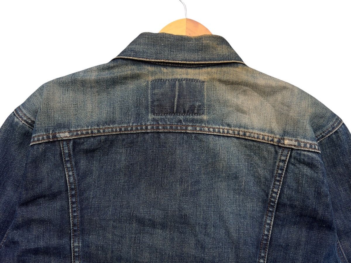 Edwin Vintage Edwin Japan Mudwash Distressed Denim Jacket Size US M / EU 48-50 / 2 - 4 Thumbnail