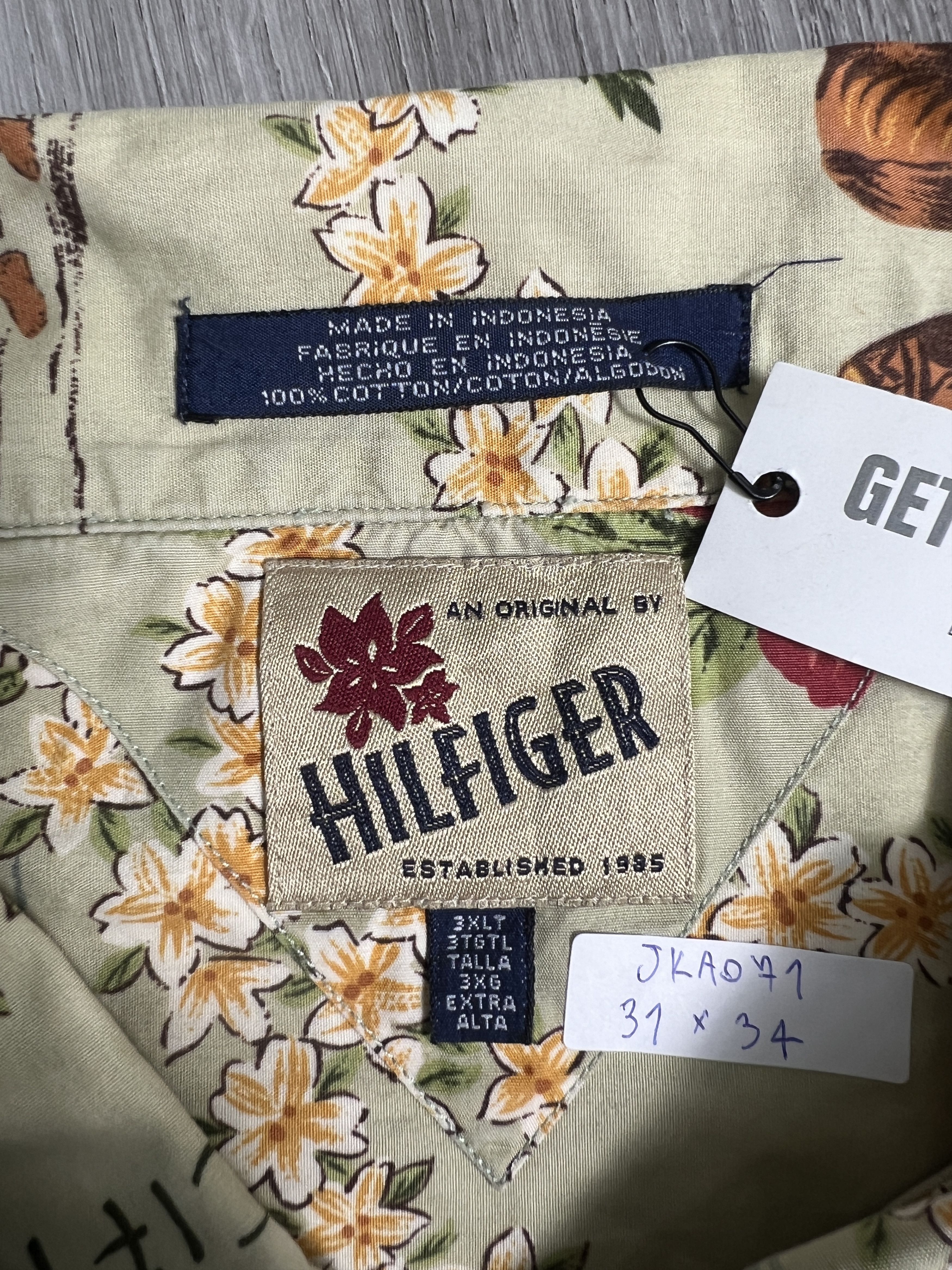 Tommy Hilfiger VTG Tommy Hilfiger Hawaiian Islands AOVP Shirt (3XL) JKA071 Size US XXL / EU 58 / 5 - 3 Thumbnail