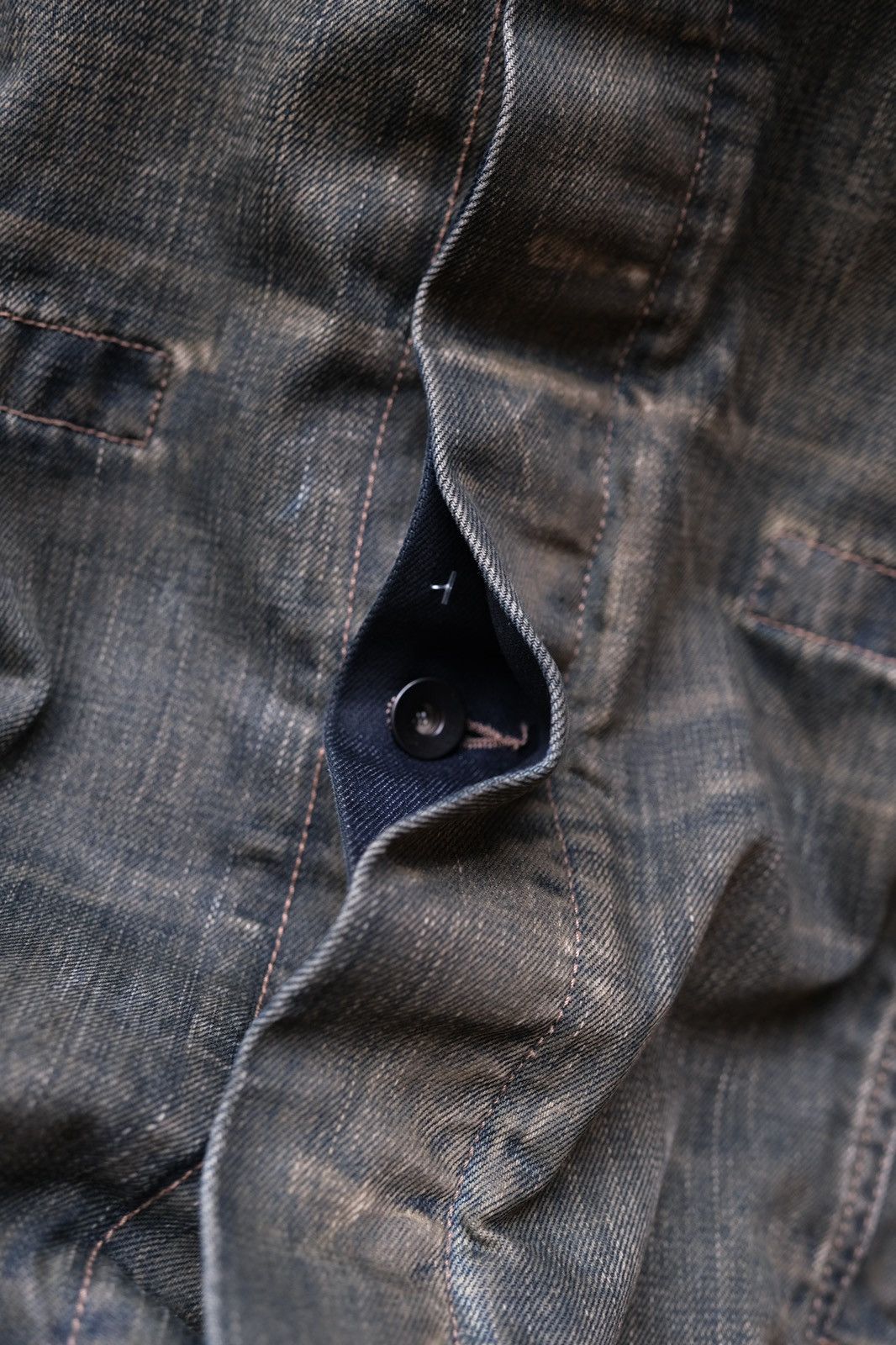 Rick Owens Drkshdw Rick Owens DRKSHDW Waxed Denim Vest Size US M / EU 48-50 / 2 - 3 Thumbnail