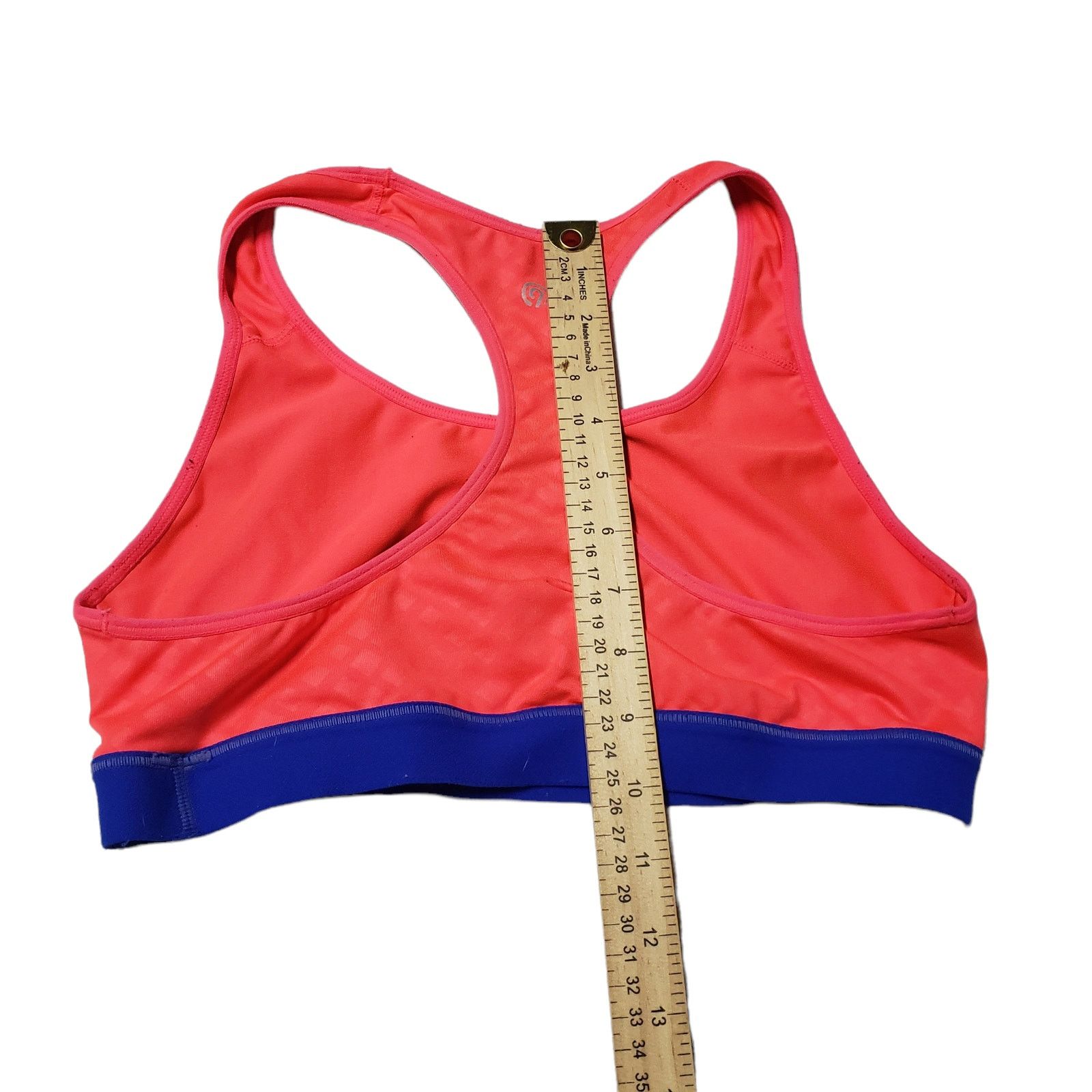 Champion Champion Bra Womens Small Power Core Orange Blue Sports Bra Size ONE SIZE - 3 Thumbnail