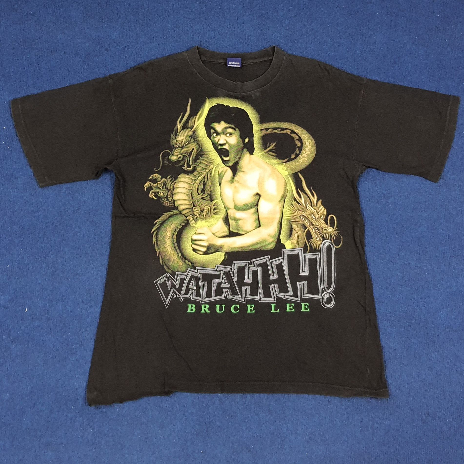 Vintage Vintage Bruce Lee Tshirt Size US M / EU 48-50 / 2 - 1 Thumbnail