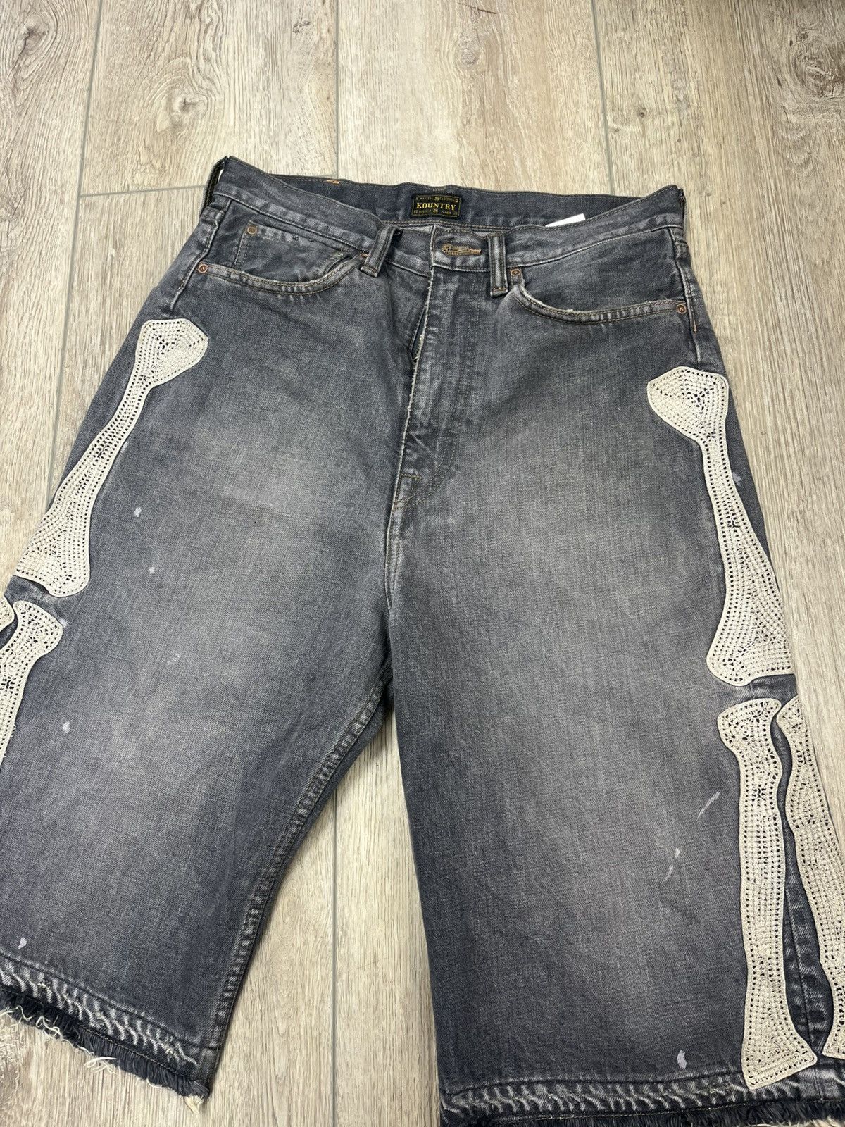 Kapital Kapital Bone Shorts Black Size US 30 / EU 46 - 1 Thumbnail