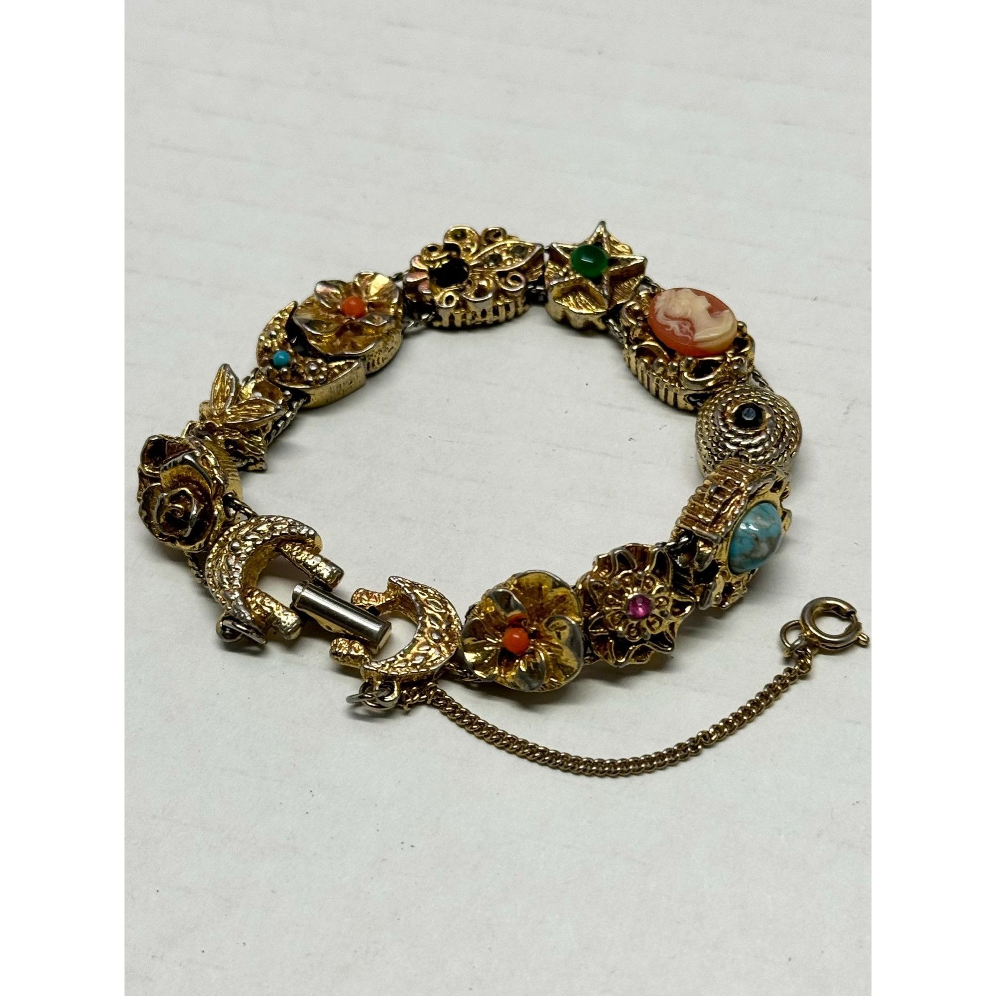 Vintage Vintage jeweled slide bracelet Size ONE SIZE - 5 Thumbnail