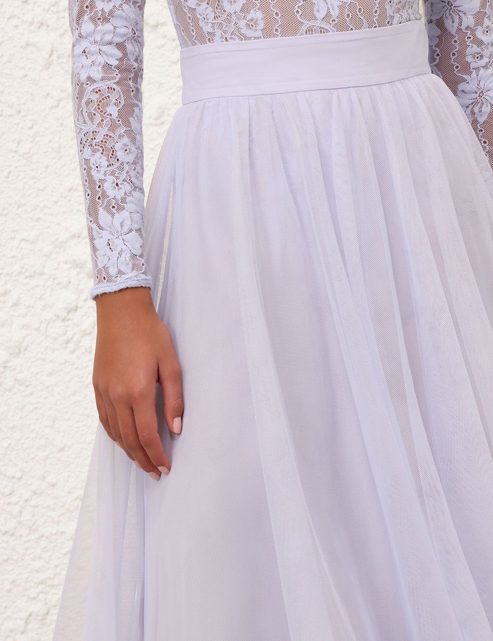 Zimmermann o1w1db10925 Tulle Maxi Skirt in Blue Size 30" / US 8 / IT 44 - 5 Thumbnail
