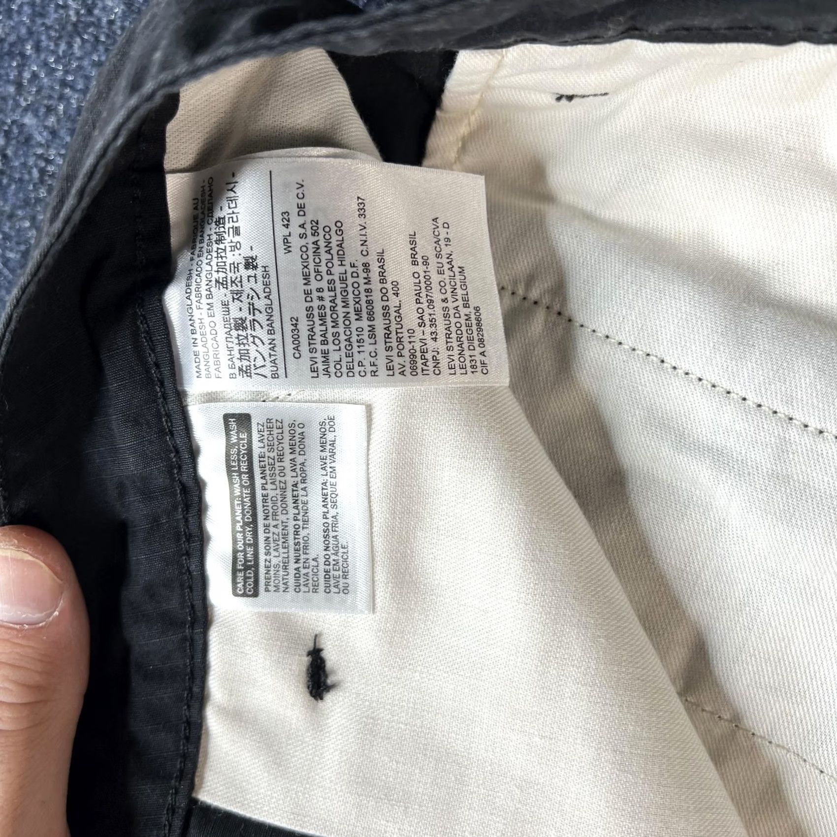 Levi's Levi's Mens Large Brown Cargo Shorts Ripstop Utility Pockets Casual Hiking Size US 33 - 3 Thumbnail