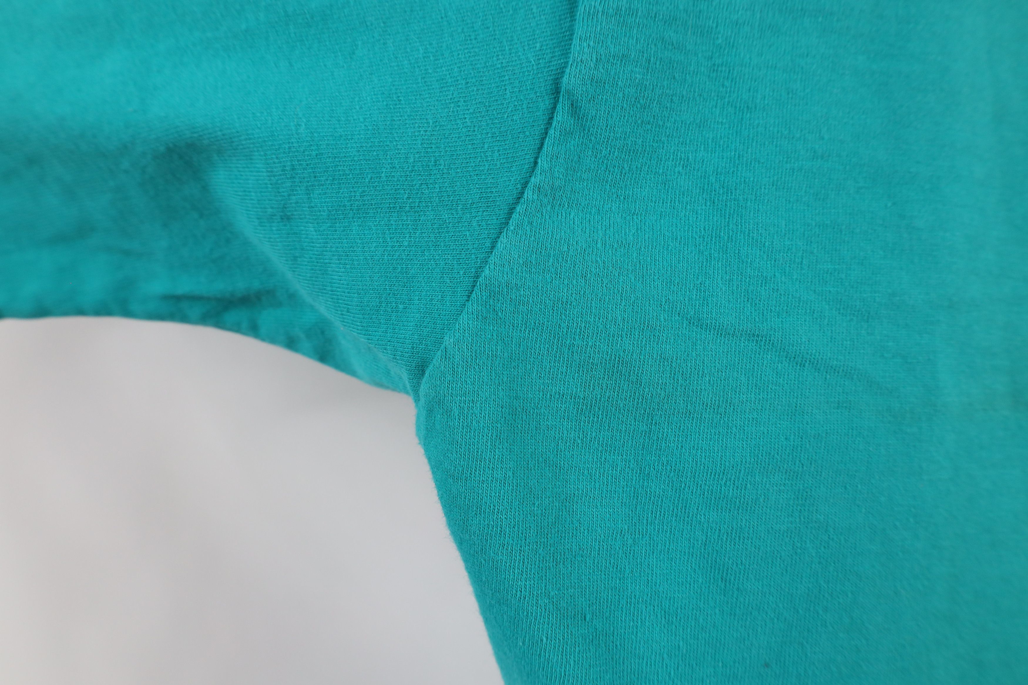Hanes × Vintage Vintage 80s 90s Hanes Blank Cotton Henley T-Shirt Teal Size US XL / EU 56 / 4 - 7 Thumbnail