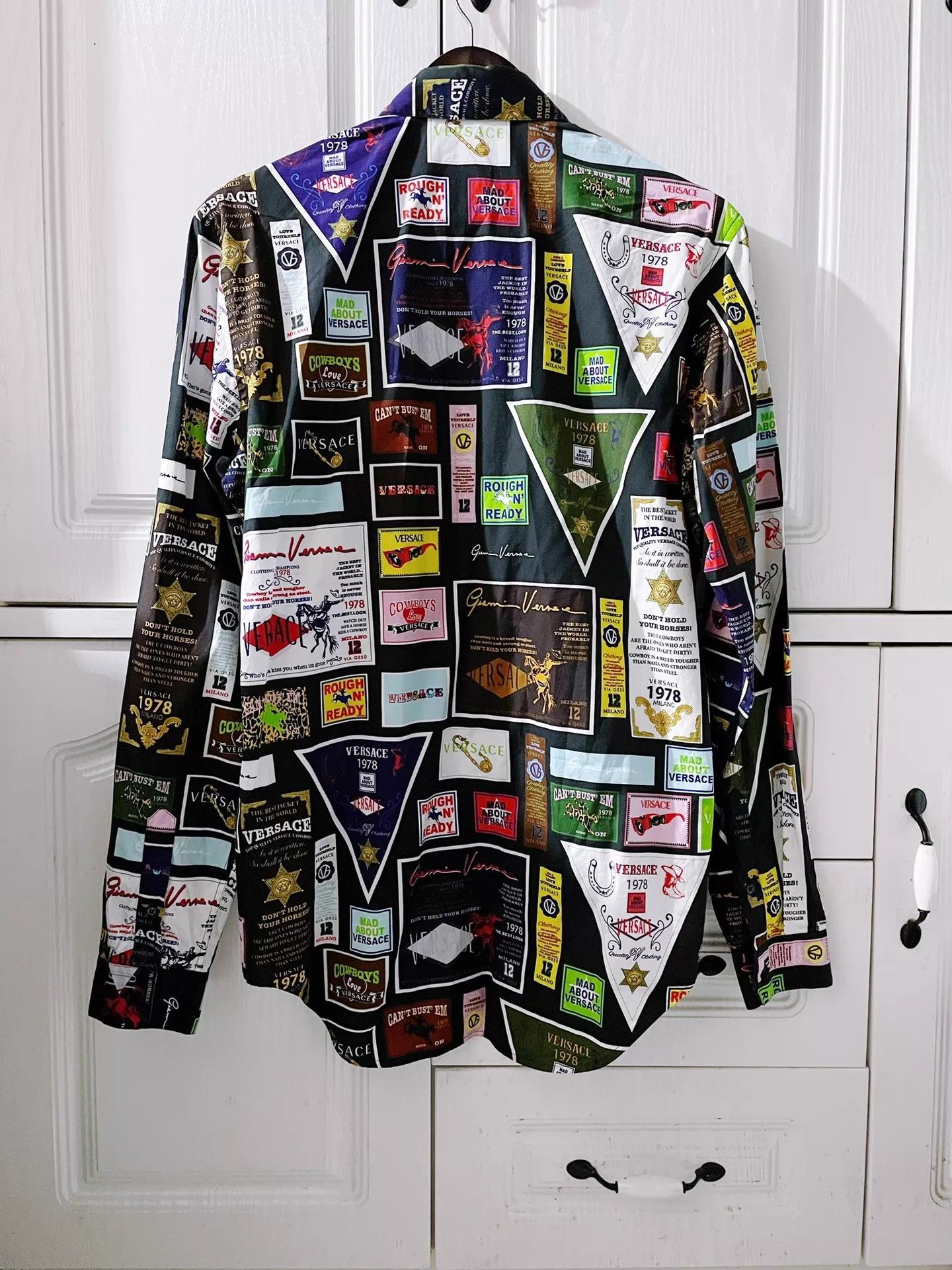 Versace Versace Main Line Anniv Limited Full Print Shirt Size US M / EU 48-50 / 2 - 2 Thumbnail